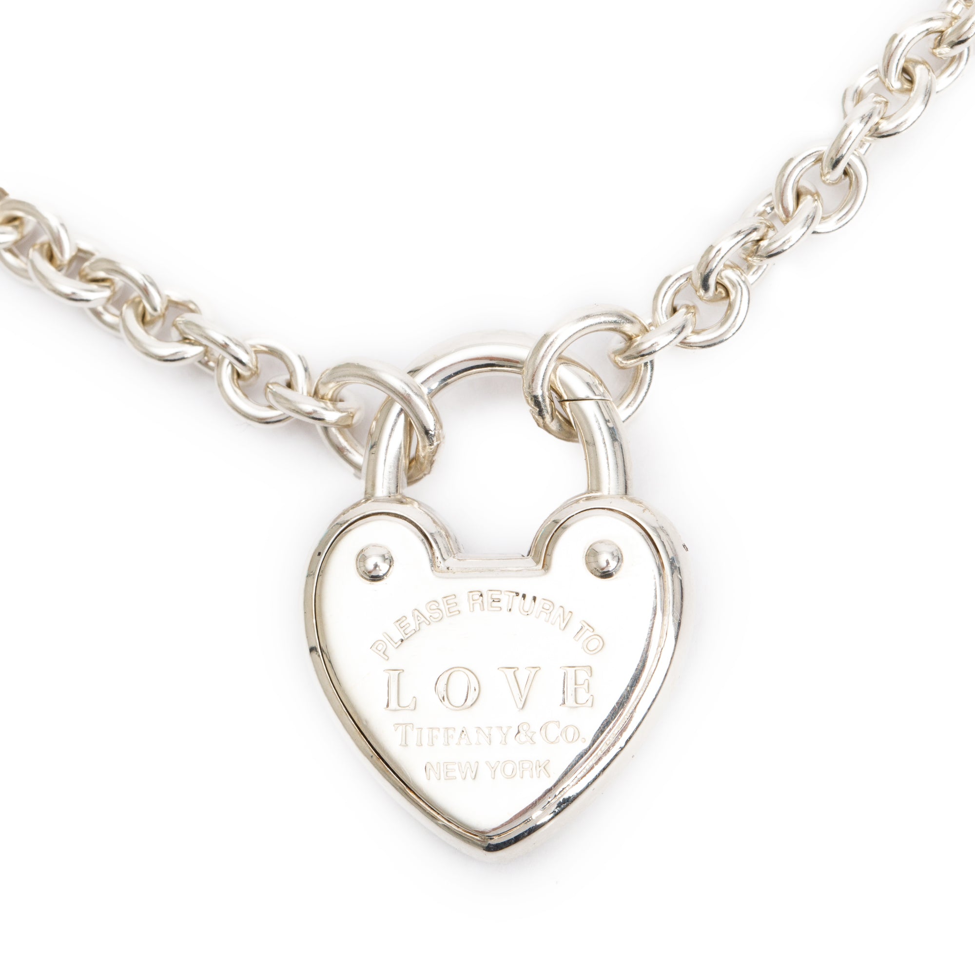 Tiffany & Co. Sterling Silver Return to Tiffany Love Lock Necklace