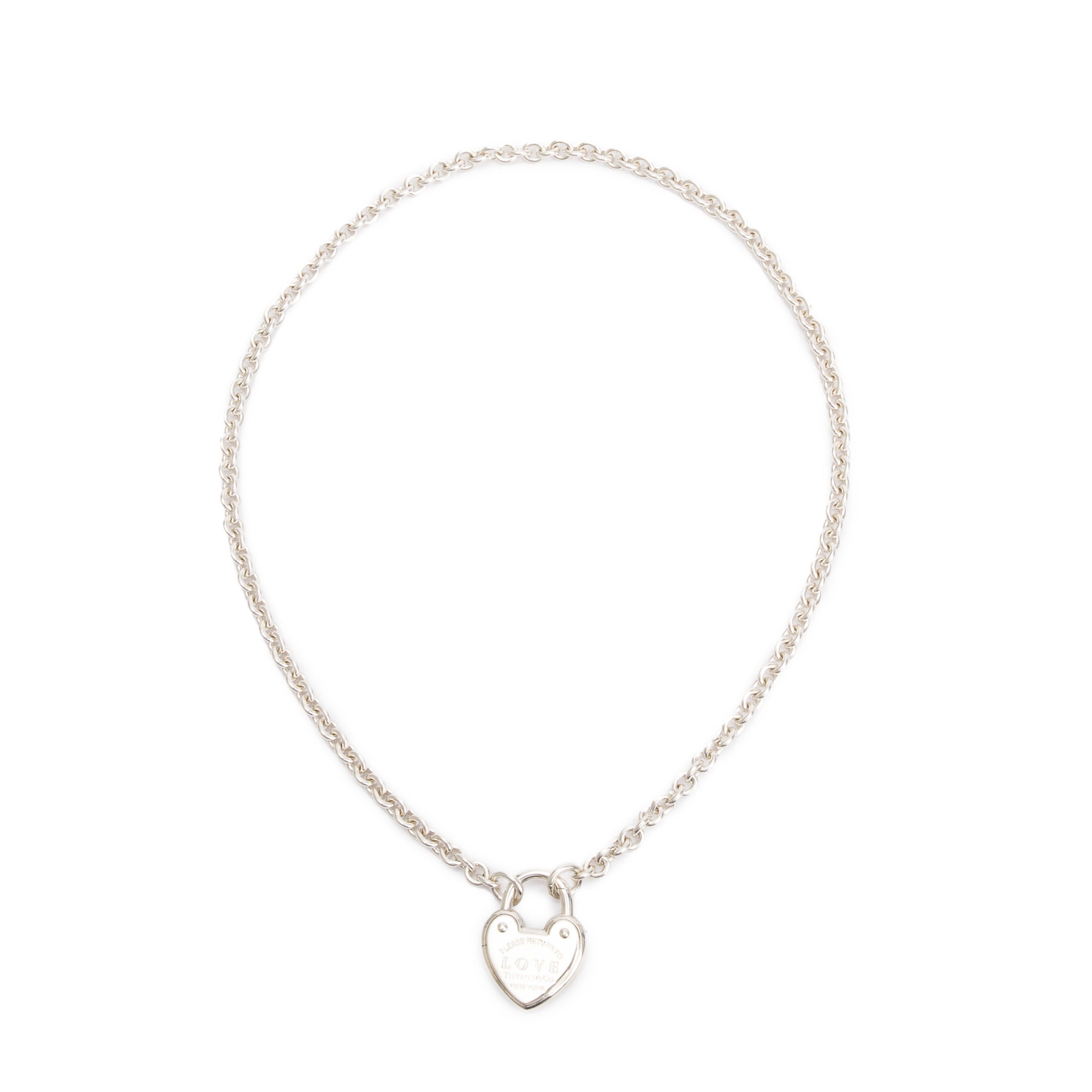 Tiffany & Co. Sterling Silver Return to Tiffany Love Lock Necklace