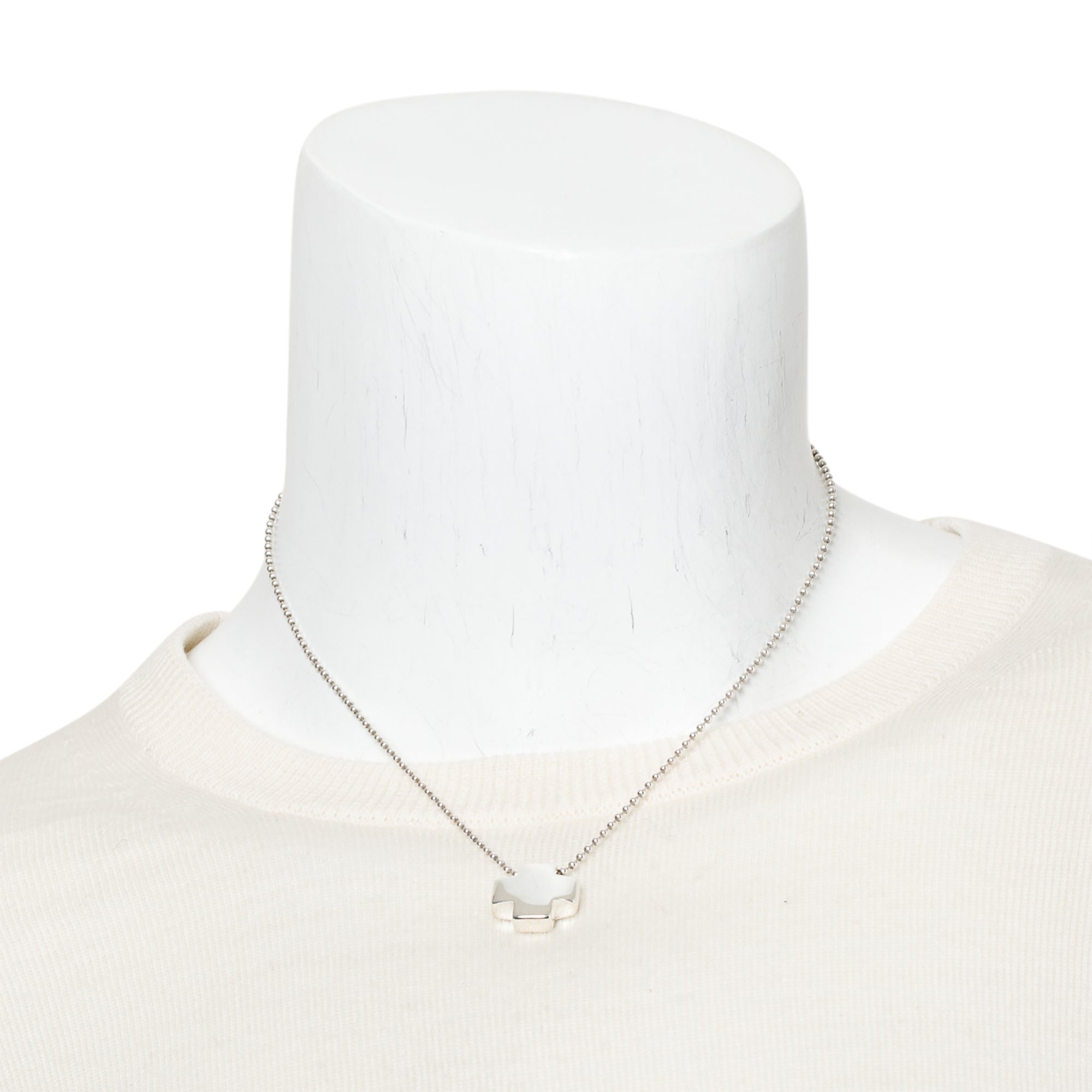 Tiffany & Co. Sterling Silver Roman Cross Pendant Necklace