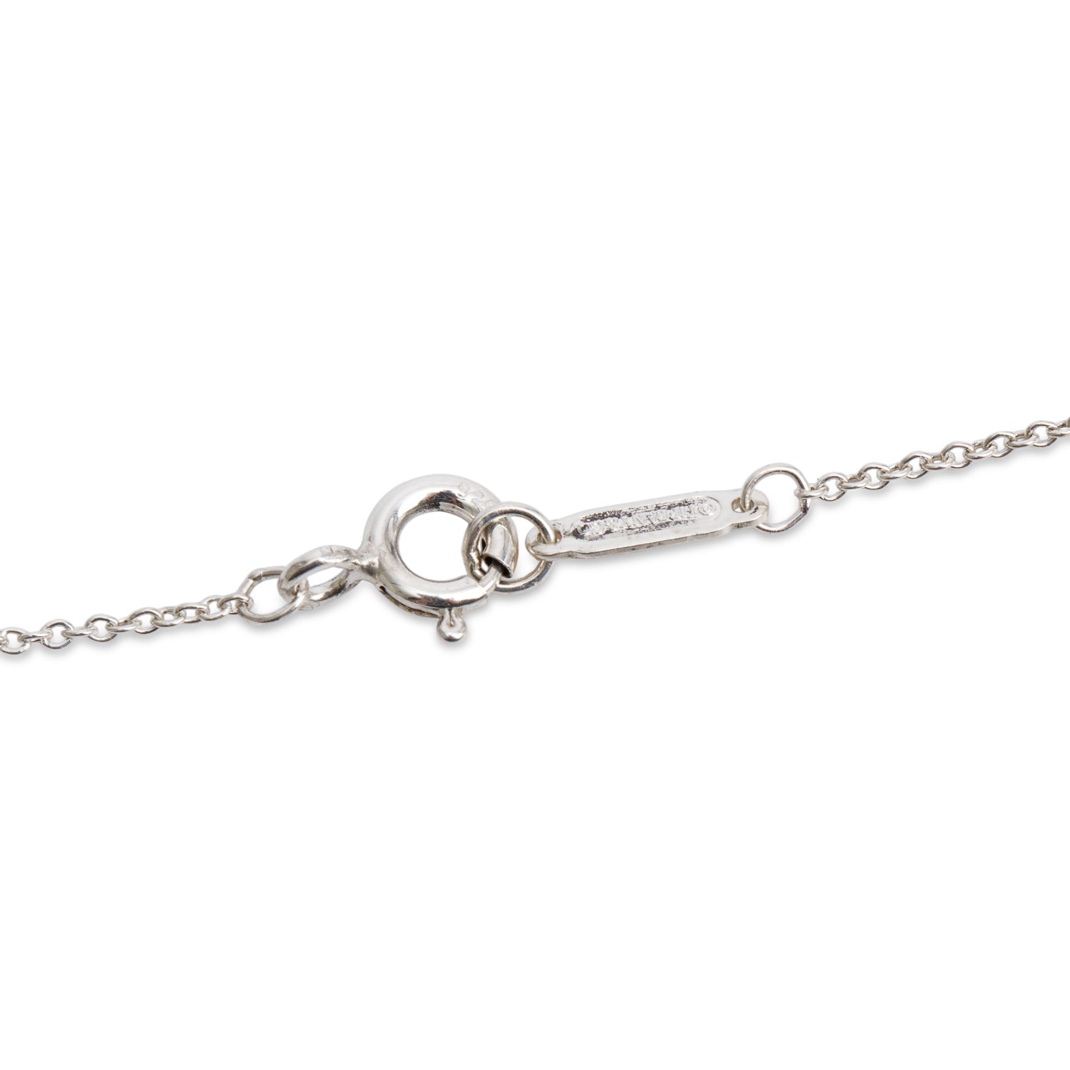 Tiffany & Co. Sterling Silver & Rubedo Metal 1837 Interlocking Circles Pendant Necklace