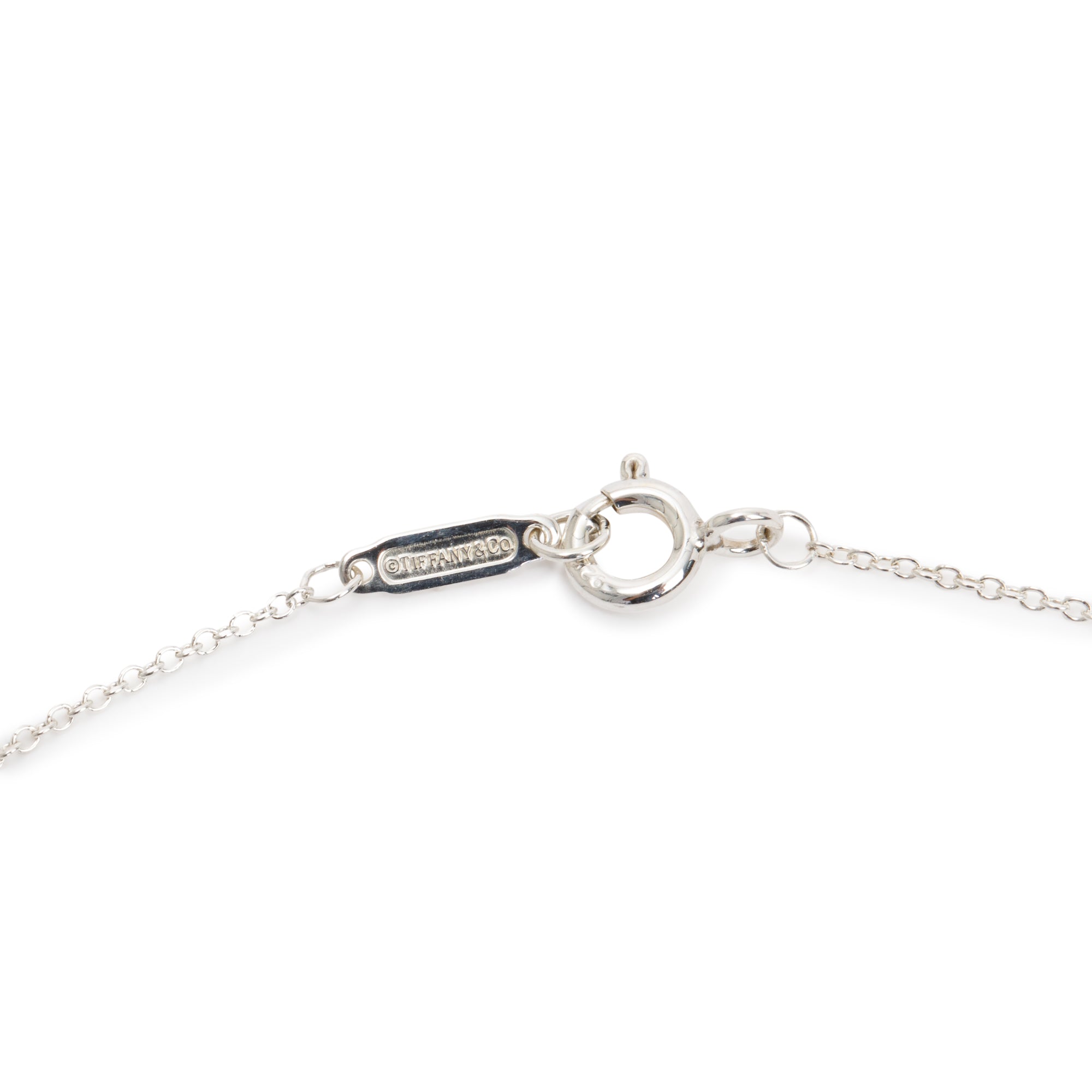 Tiffany & Co. Sterling Silver & Rubedo Metal 1837 Interlocking Circles Pendant Necklace