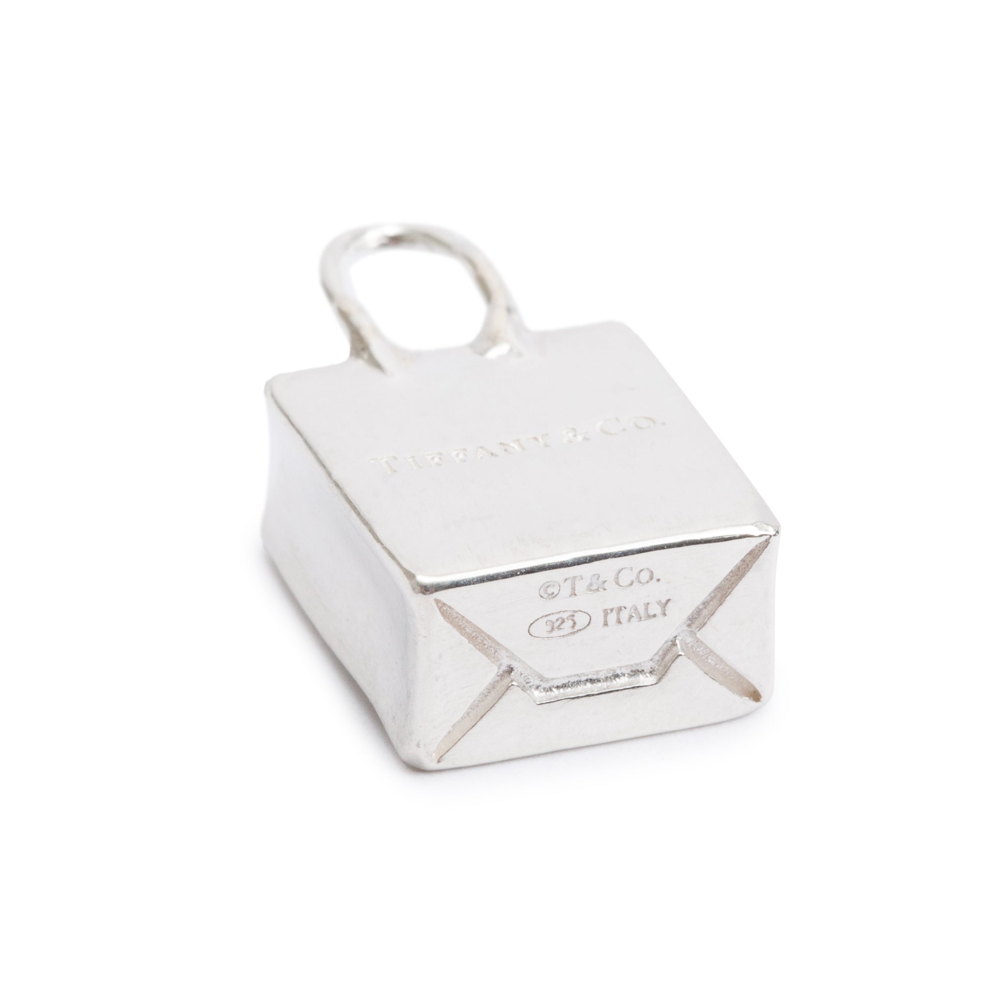 Tiffany & Co. Sterling Silver Shopping Bag Charm