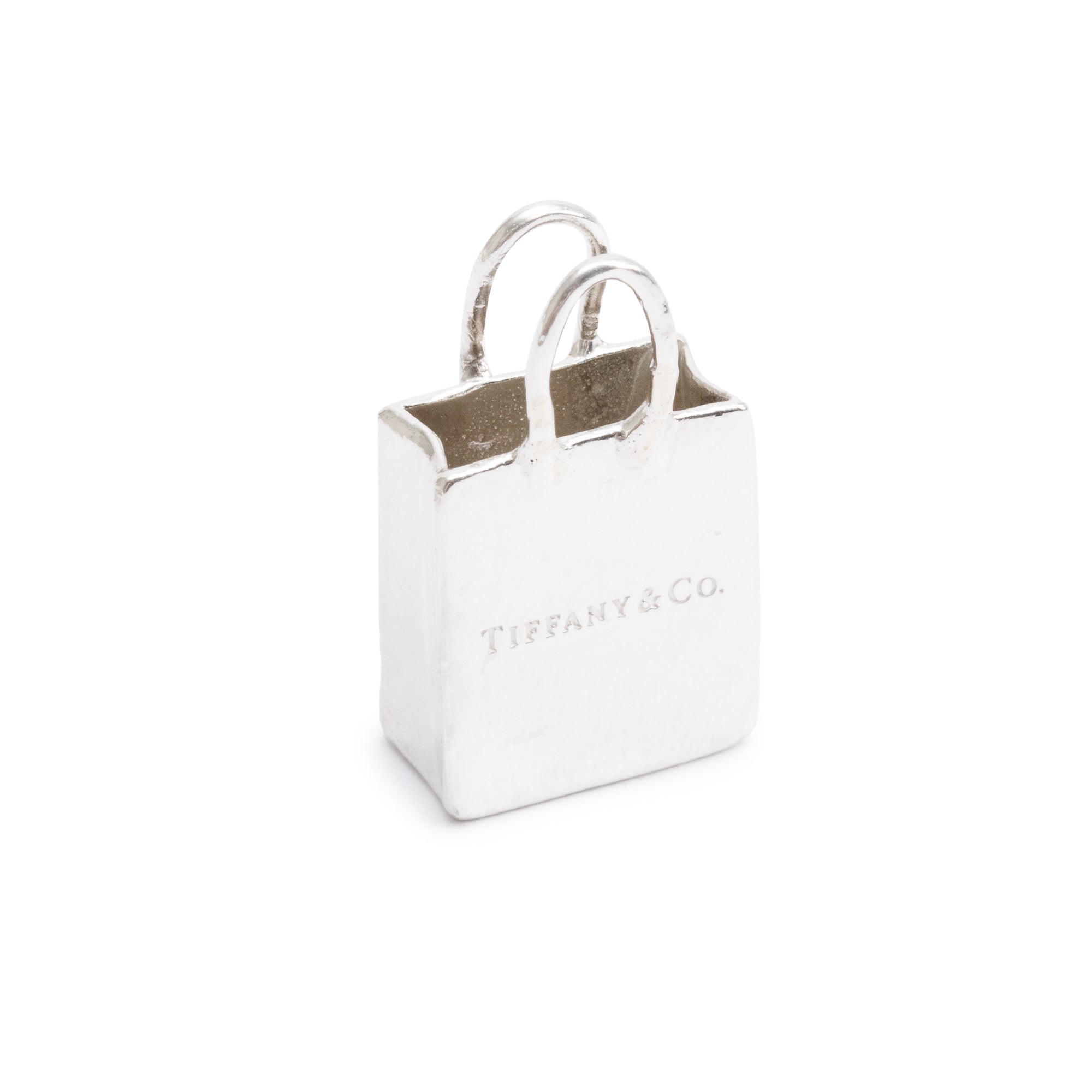 Tiffany & Co. Sterling Silver Shopping Bag Charm