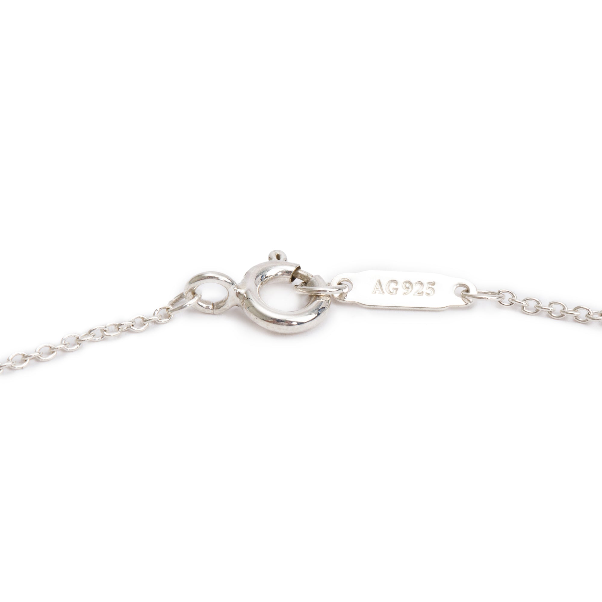 Tiffany & Co. Sterling Silver Small 1837 Interlocking Circles Pendant Necklace