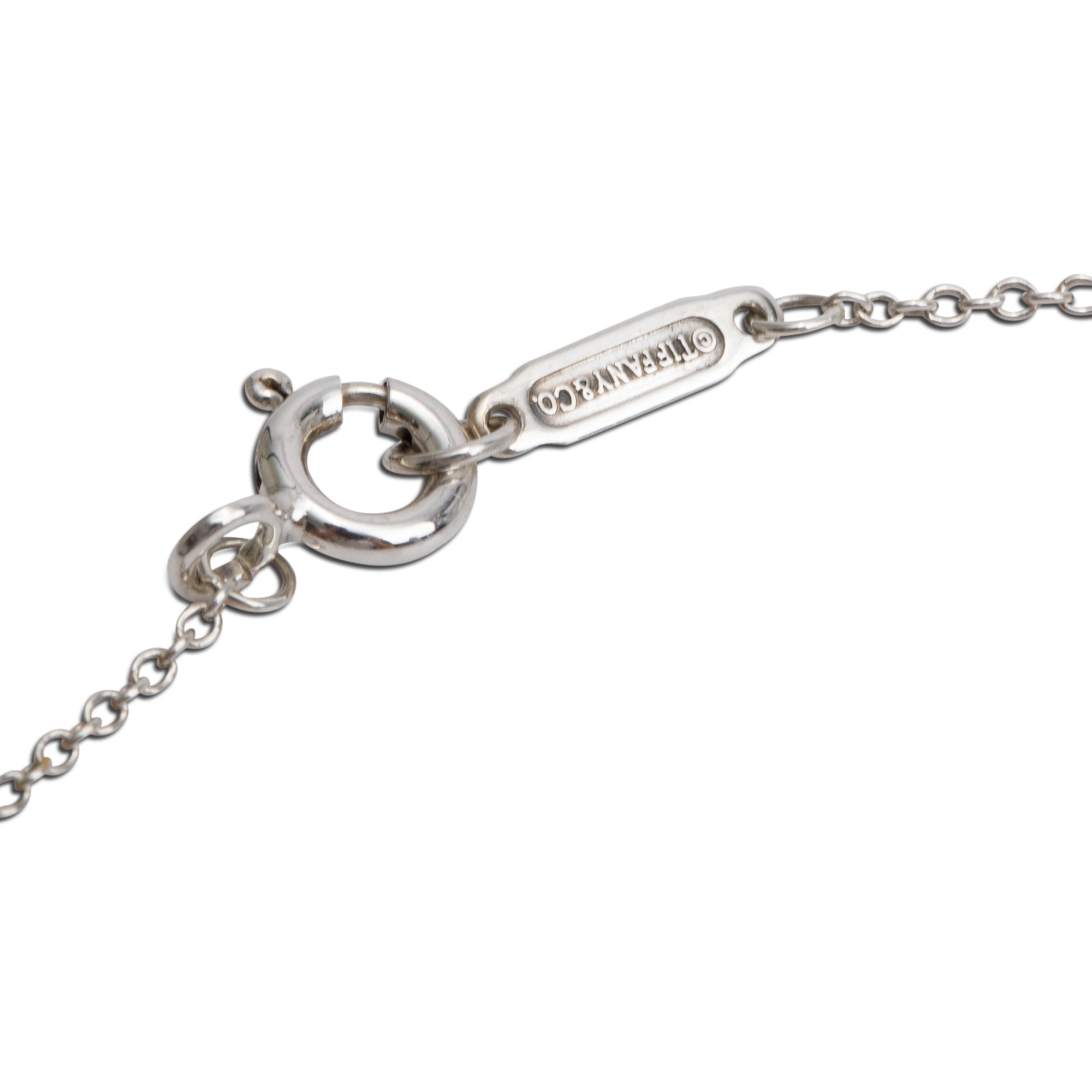 Tiffany & Co. Sterling Silver Small 1837 Interlocking Circles Pendant Necklace