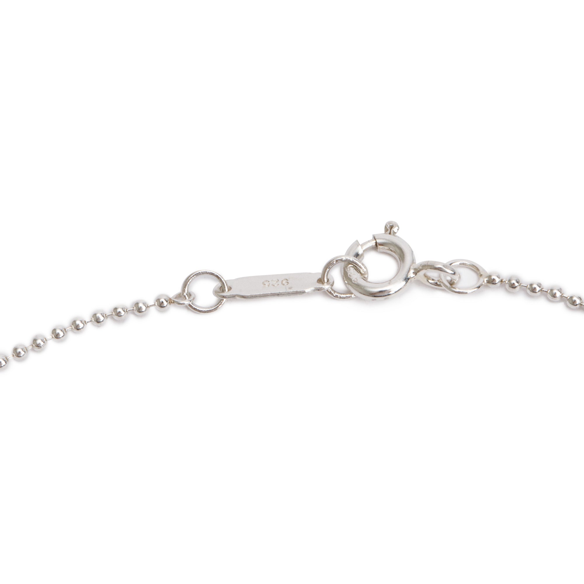Tiffany & Co. Sterling Silver Small Oval Key Pendant Necklace
