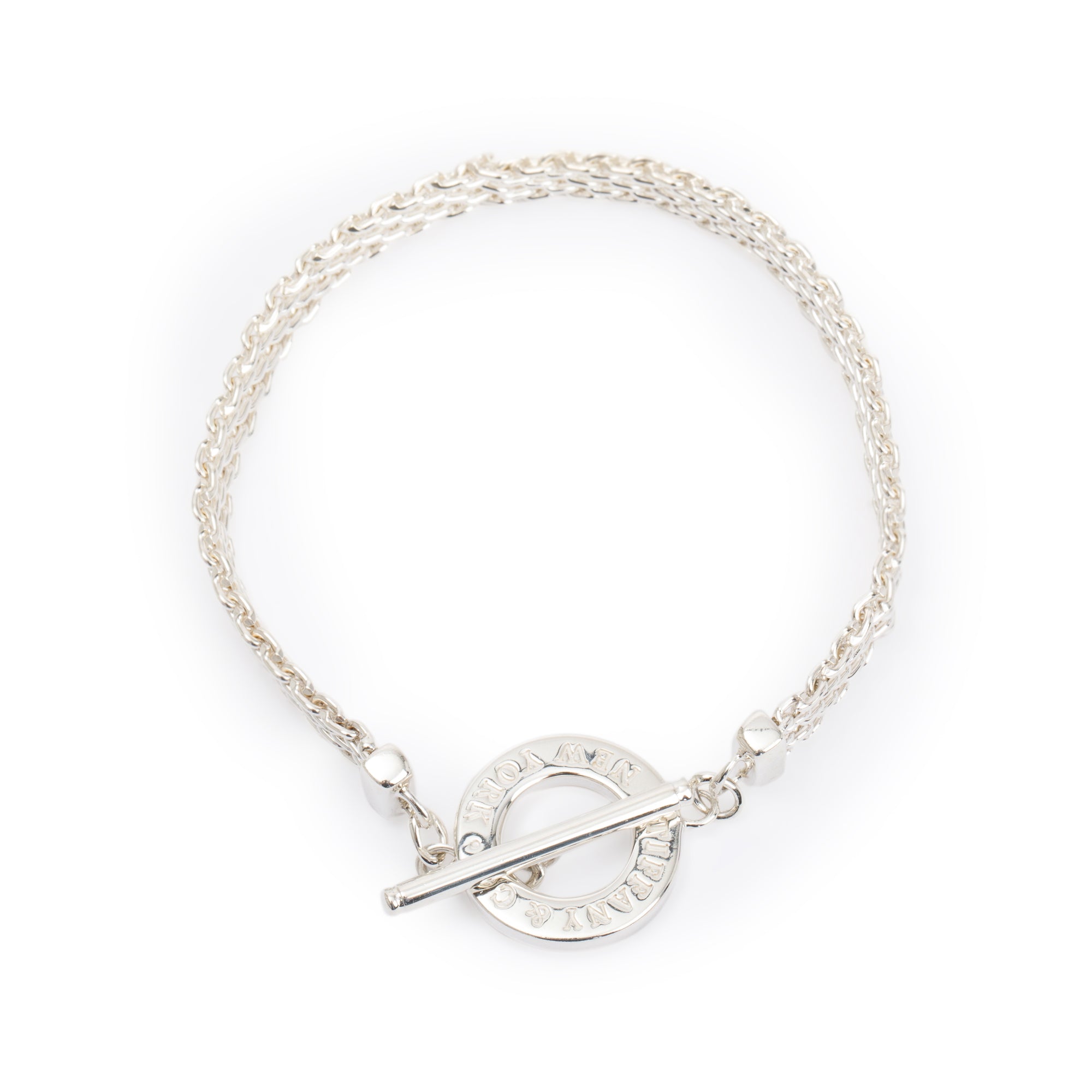 Tiffany & Co. Sterling Silver Somerset Toggle Bracelet