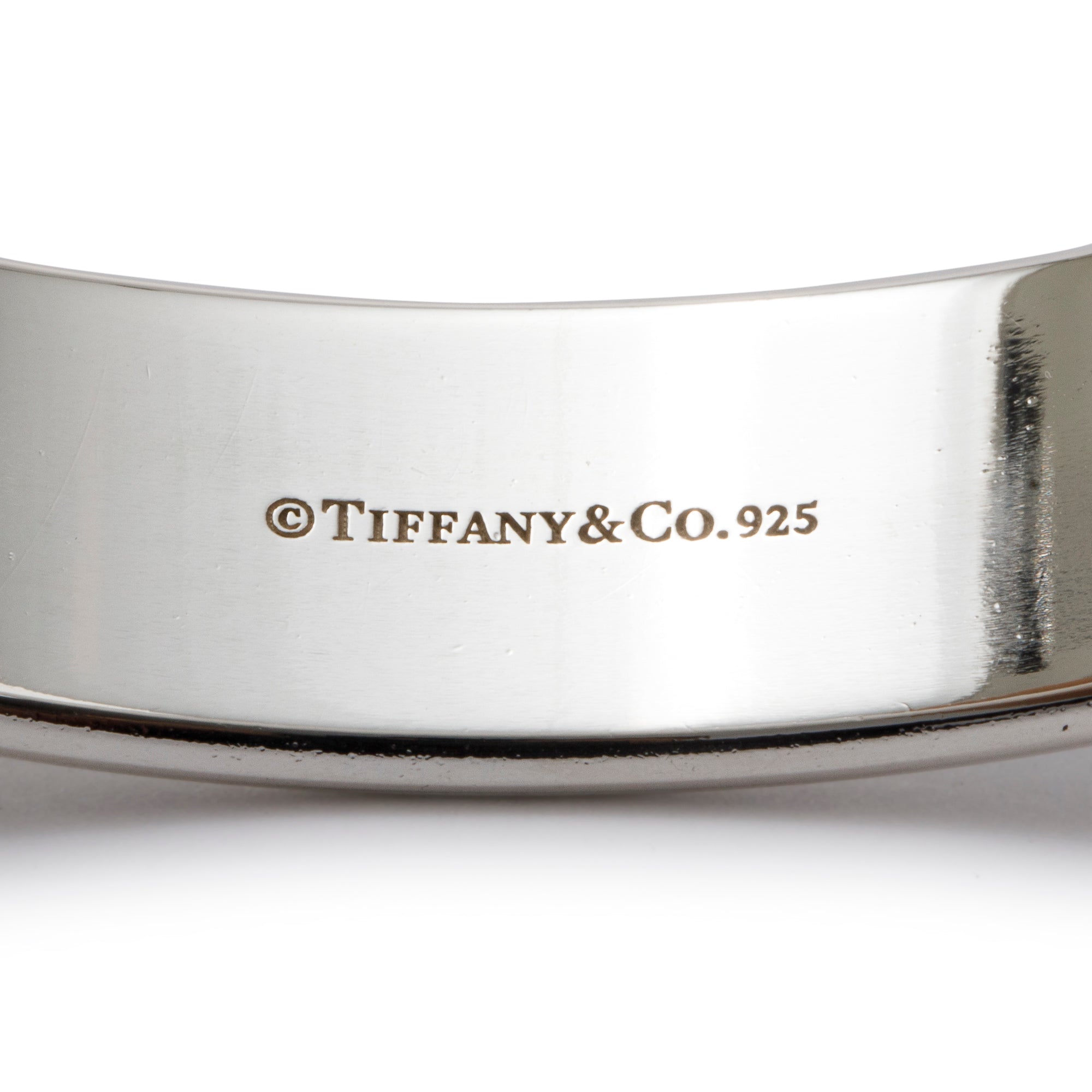 Tiffany & Co. Sterling Silver Square 1837 Bangle Bracelet