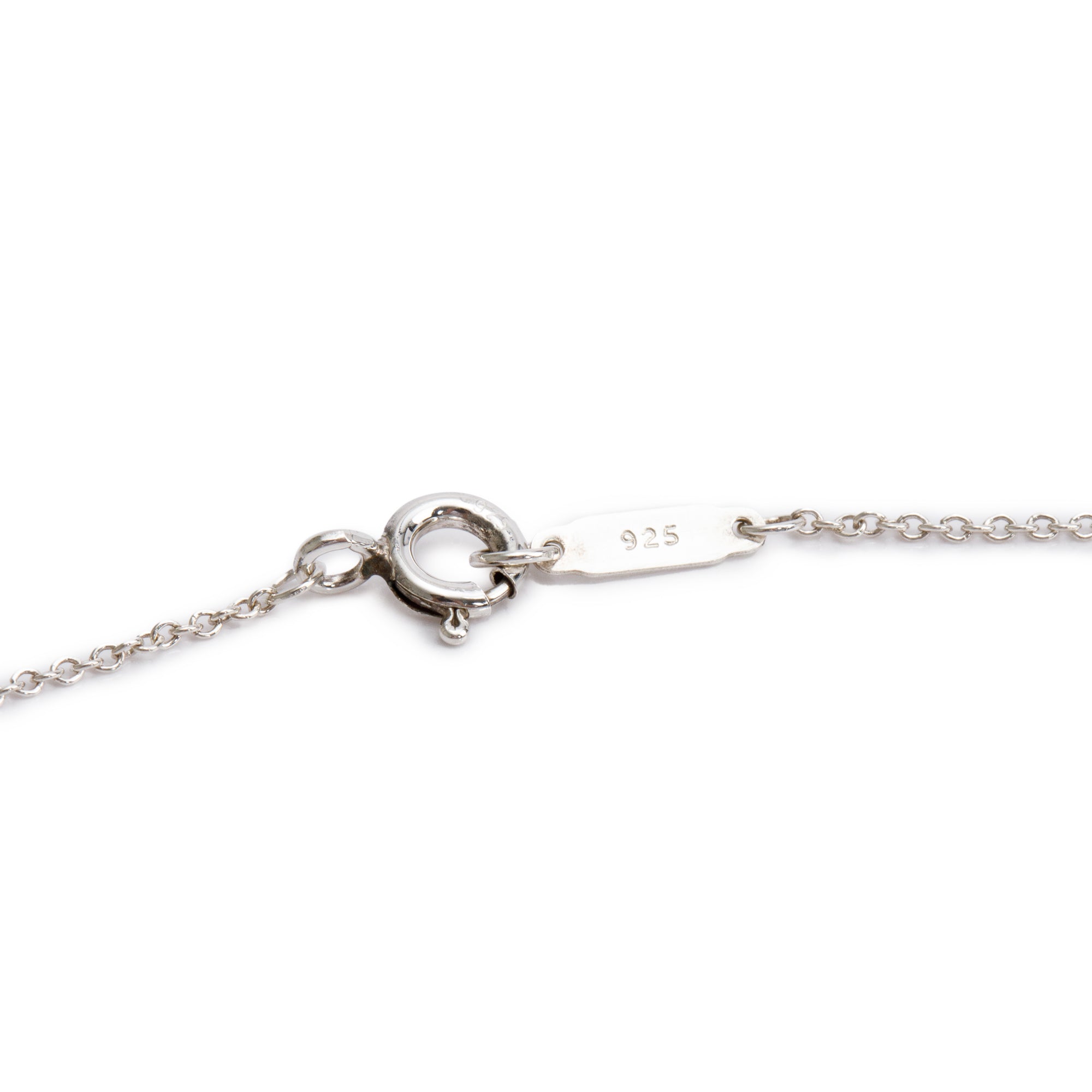Tiffany & Co. Sterling Silver Square Notes Pendant Necklace