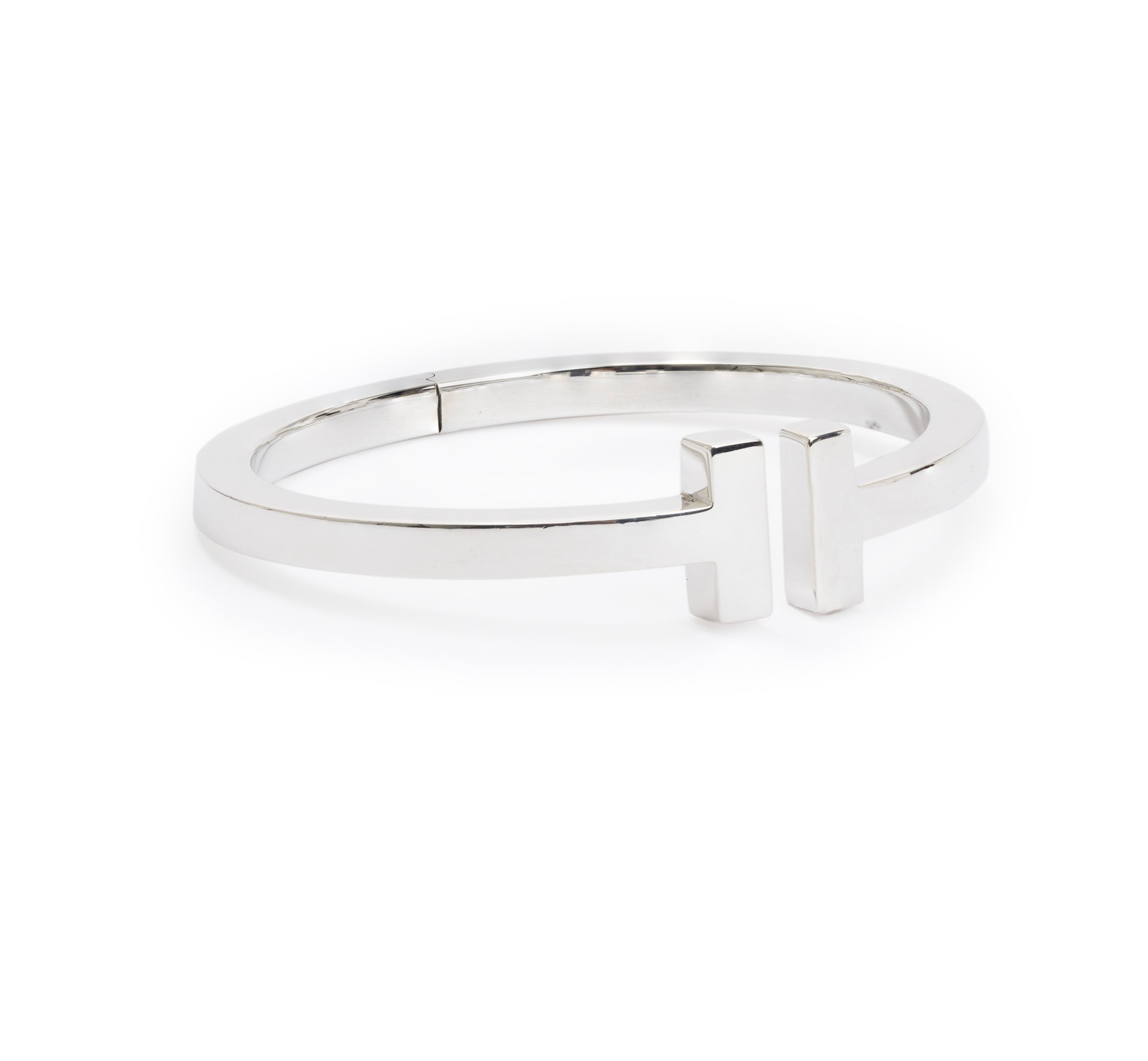 Tiffany & Co. Sterling Silver T Square Bracelet