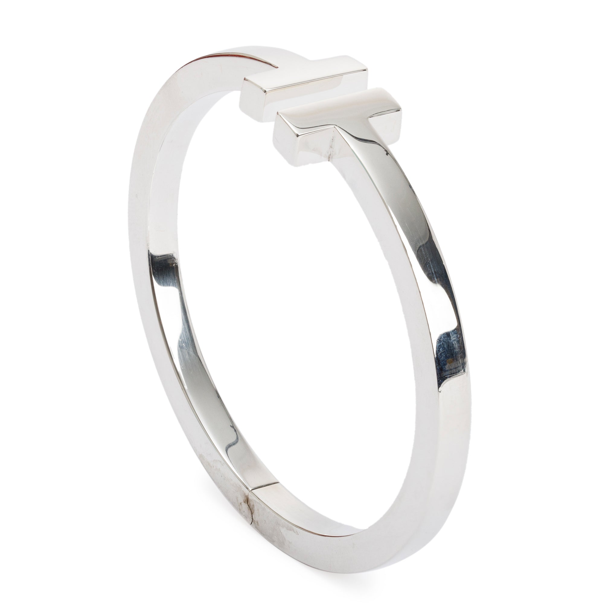 Tiffany & Co. Sterling Silver T Square Bracelet