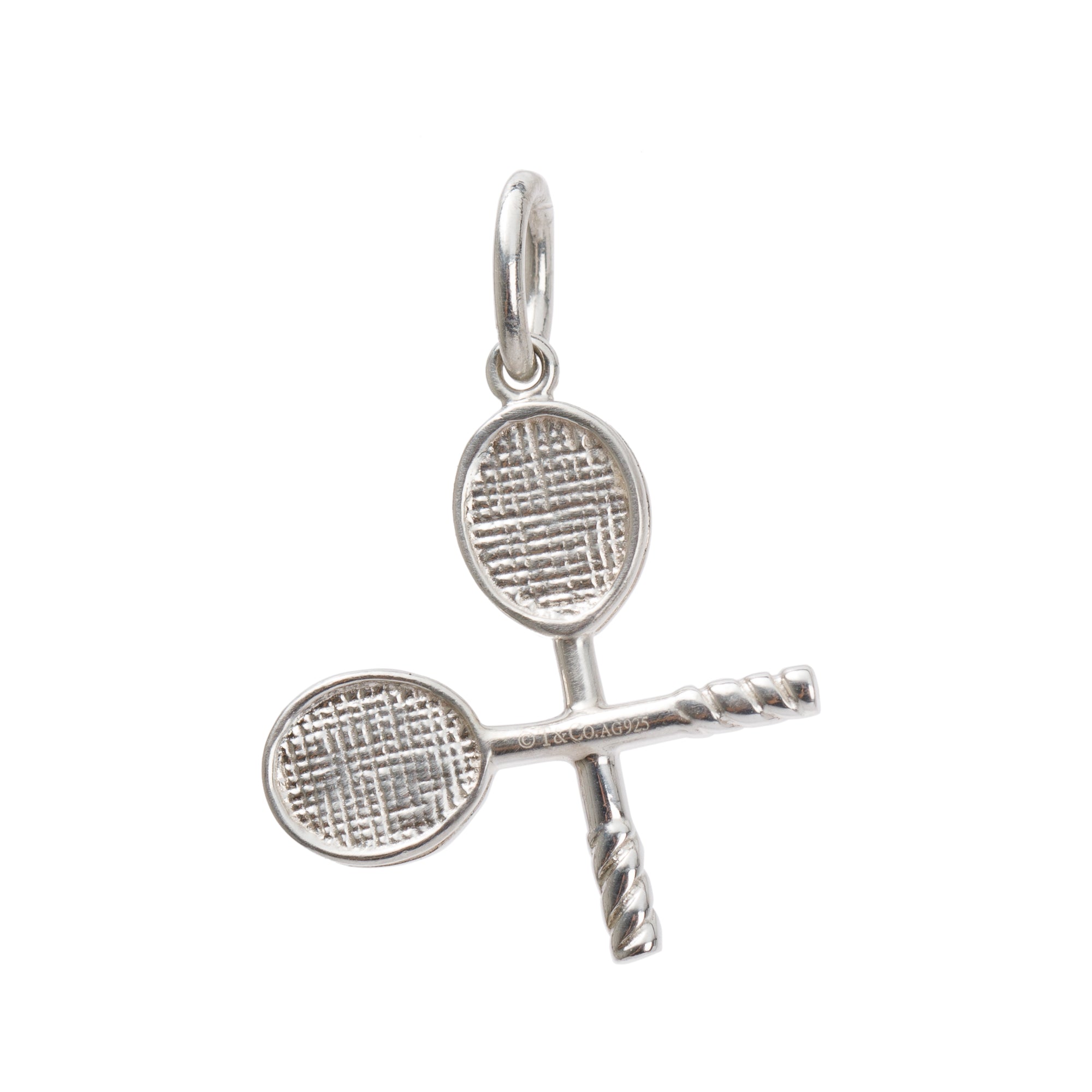 Tiffany & Co. Sterling Silver Tennis Racquet Charm