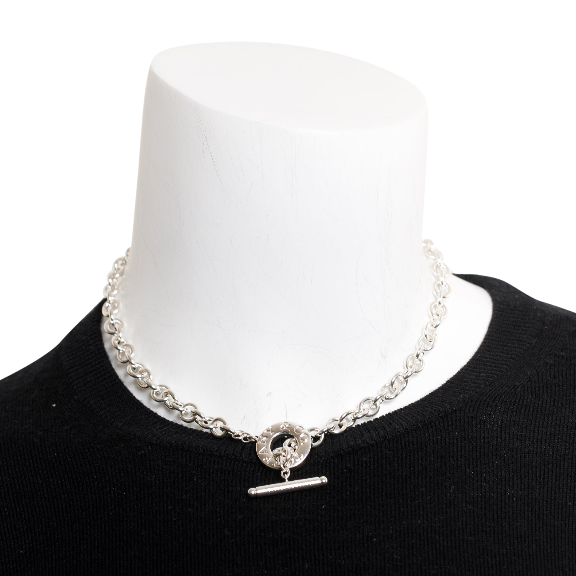 Tiffany & Co. Sterling Silver Toggle Necklace