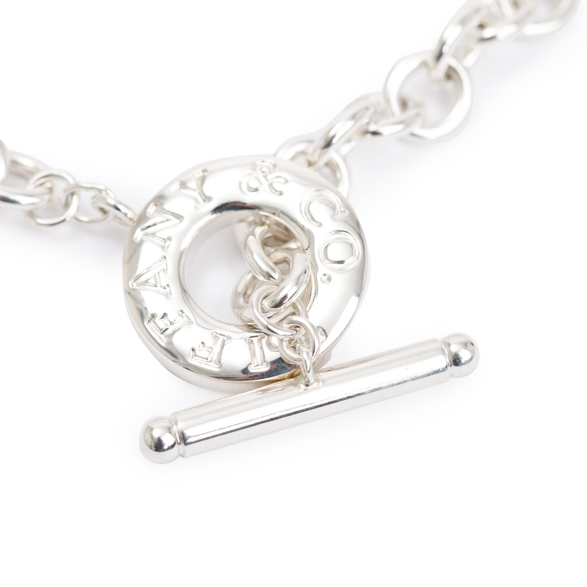 Tiffany & Co. Sterling Silver Toggle Necklace