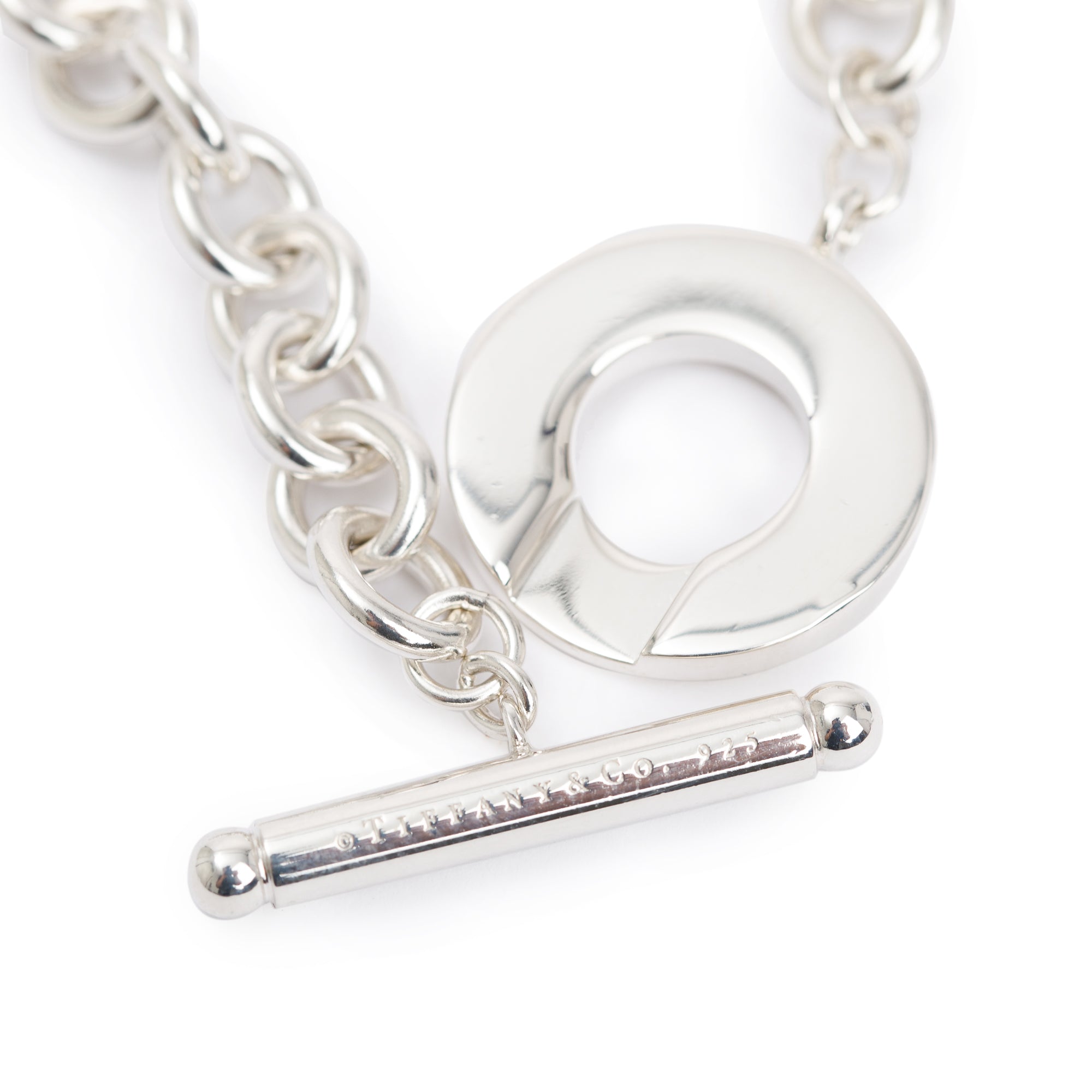 Tiffany & Co. Sterling Silver Toggle Necklace