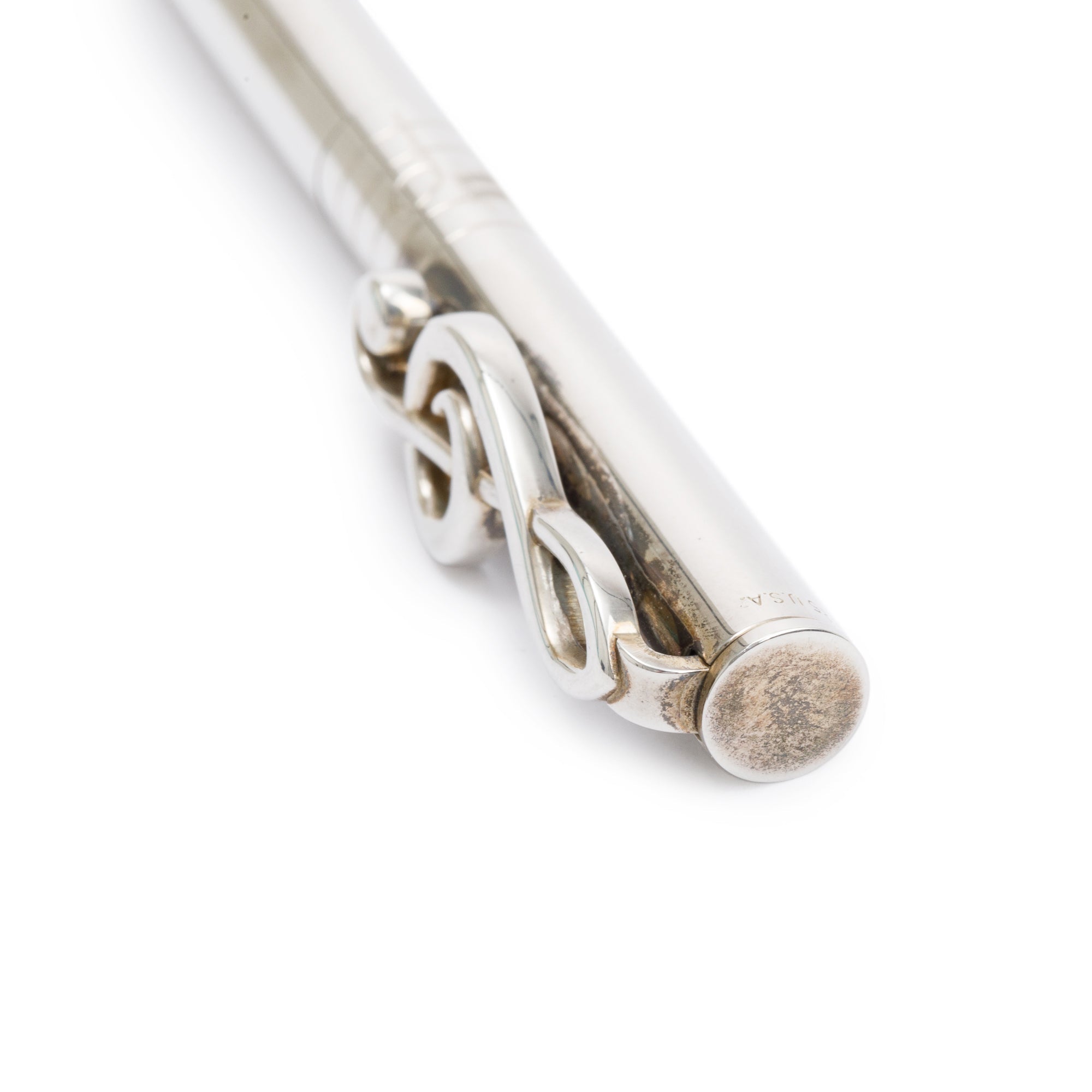 Tiffany & Co. Sterling Silver Treble Clef Ballpoint Pen w/ Box