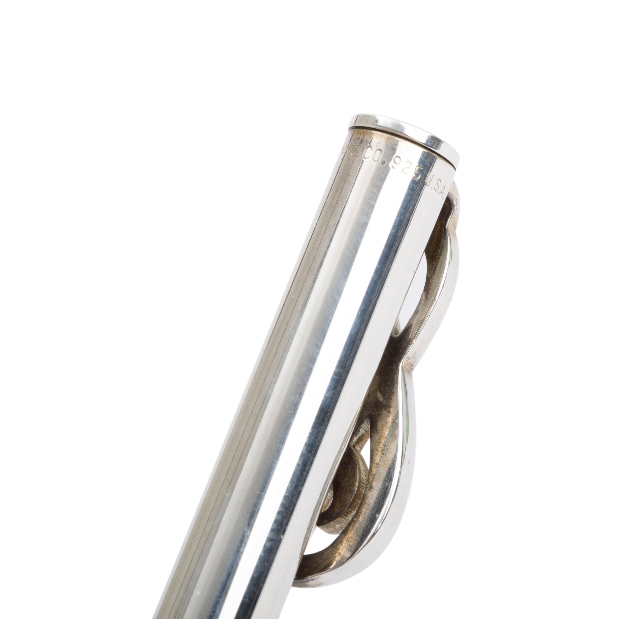 Tiffany & Co. Sterling Silver Treble Clef Ballpoint Pen w/ Box