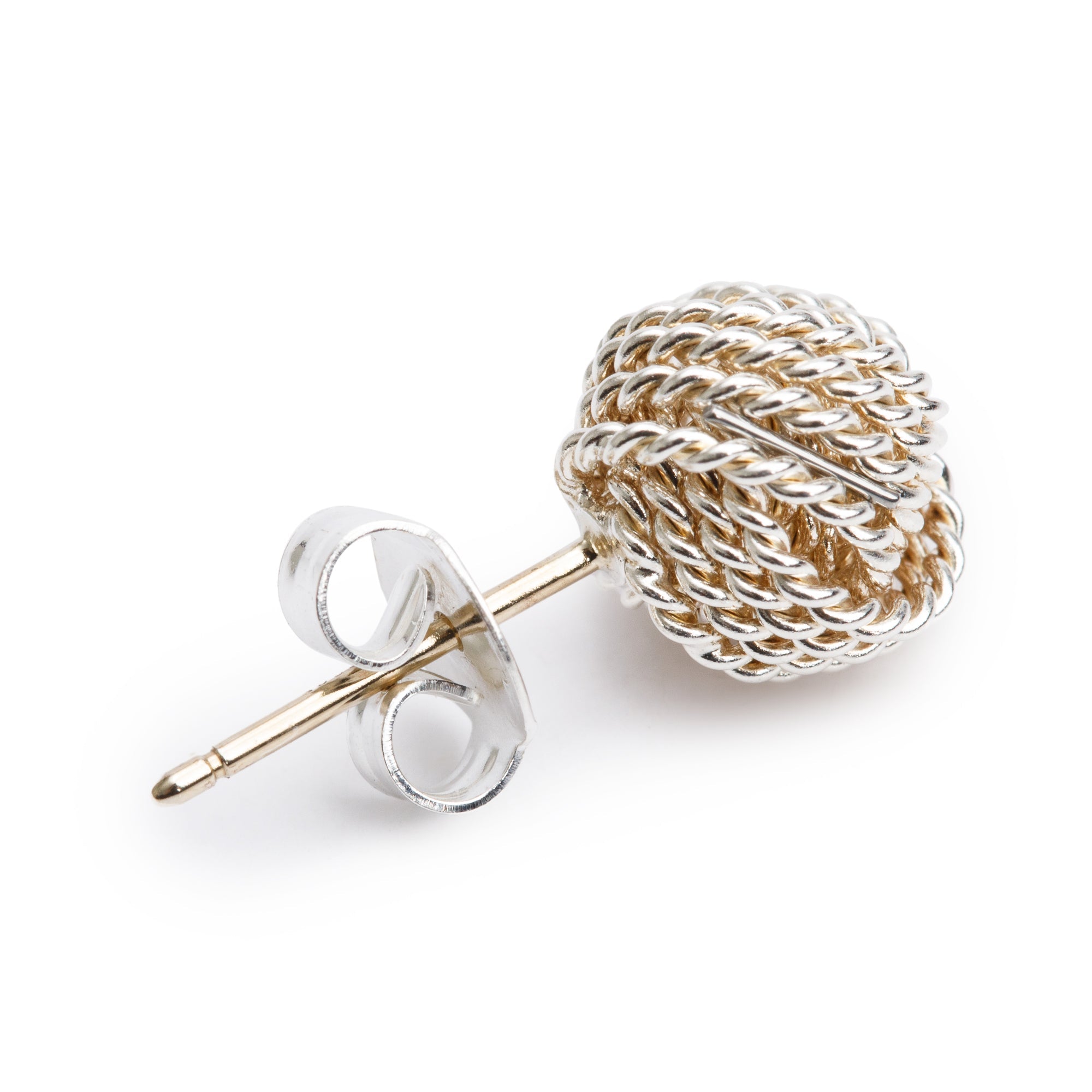 Tiffany & Co. Sterling Silver Twist Knot Earrings