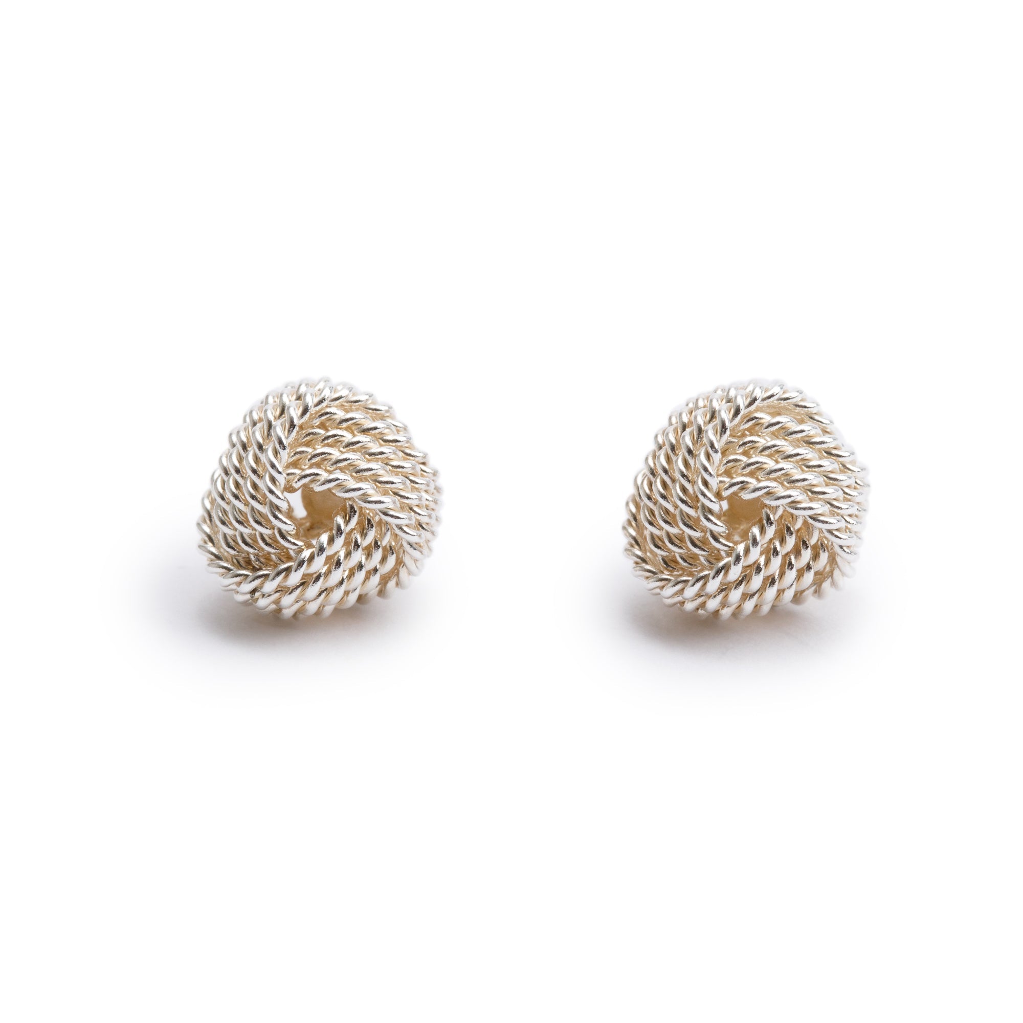 Tiffany & Co. Sterling Silver Twist Knot Earrings