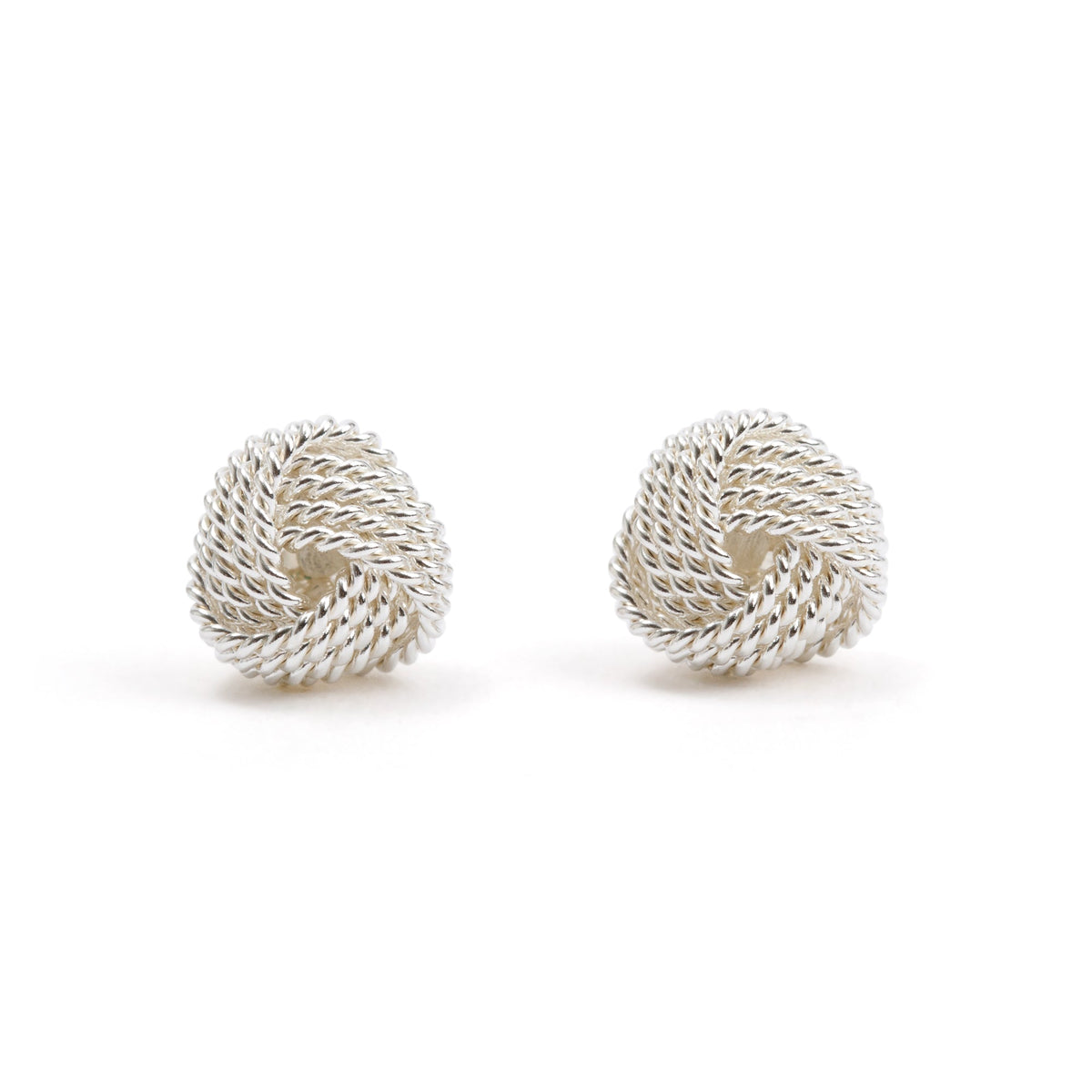 Tiffany & Co. Sterling Silver Twist Knot Earrings – OLIVER'S