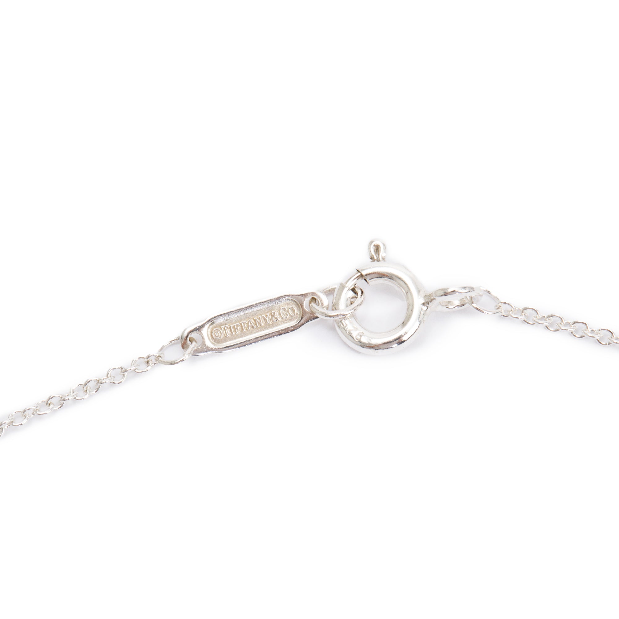 Tiffany & Co. Sterling Silver Twist Knot Pendant Necklace