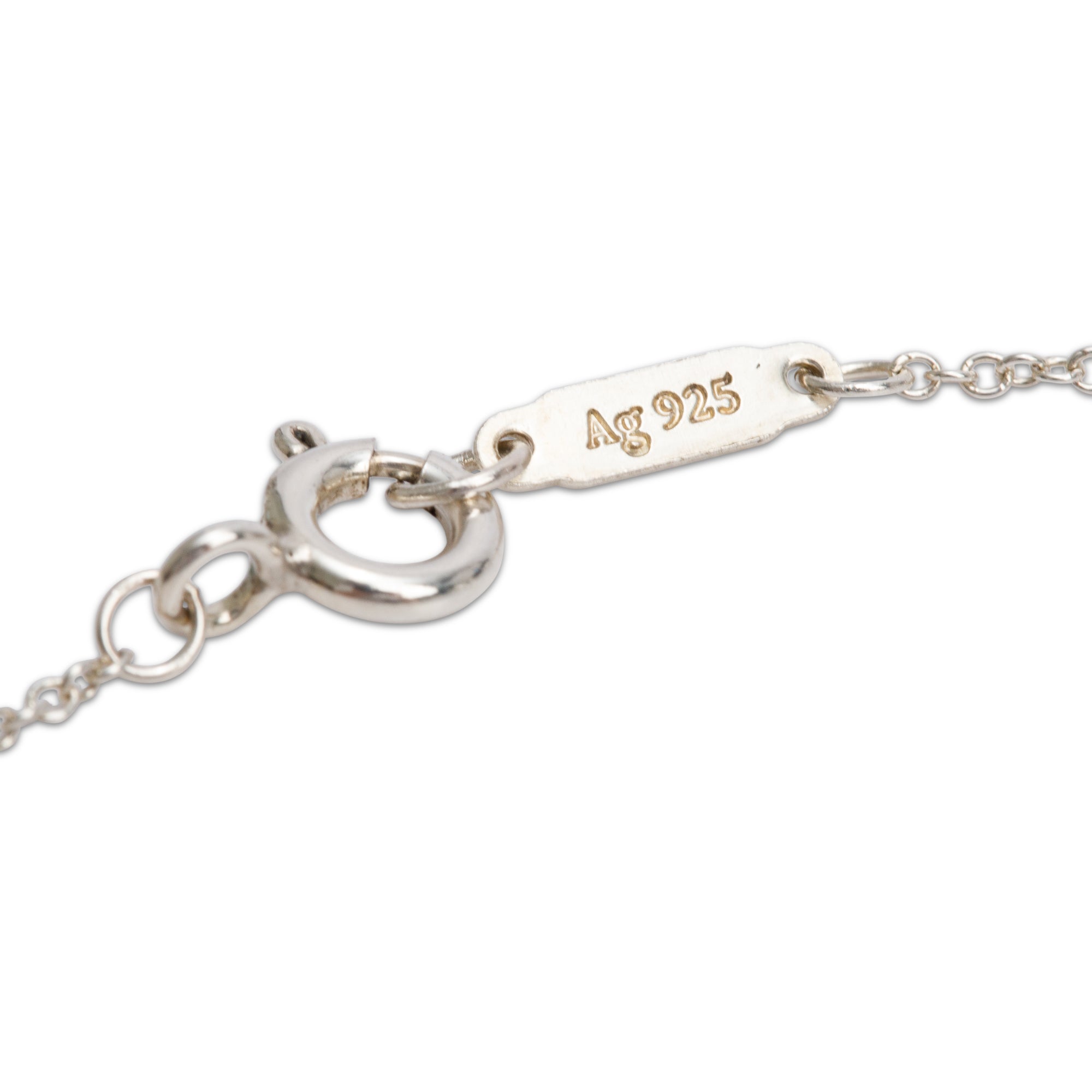 Tiffany & Co. Sterling Silver Twist Knot Pendant Necklace