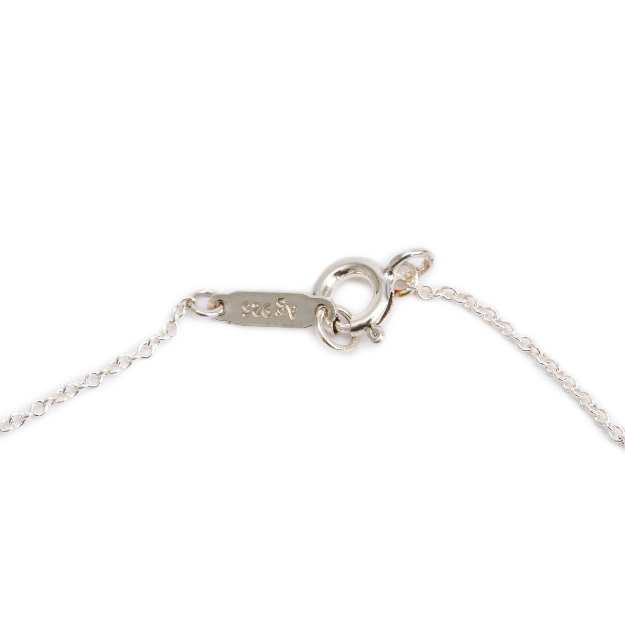 Tiffany & Co. Sterling Silver Twist Knot Pendant Necklace