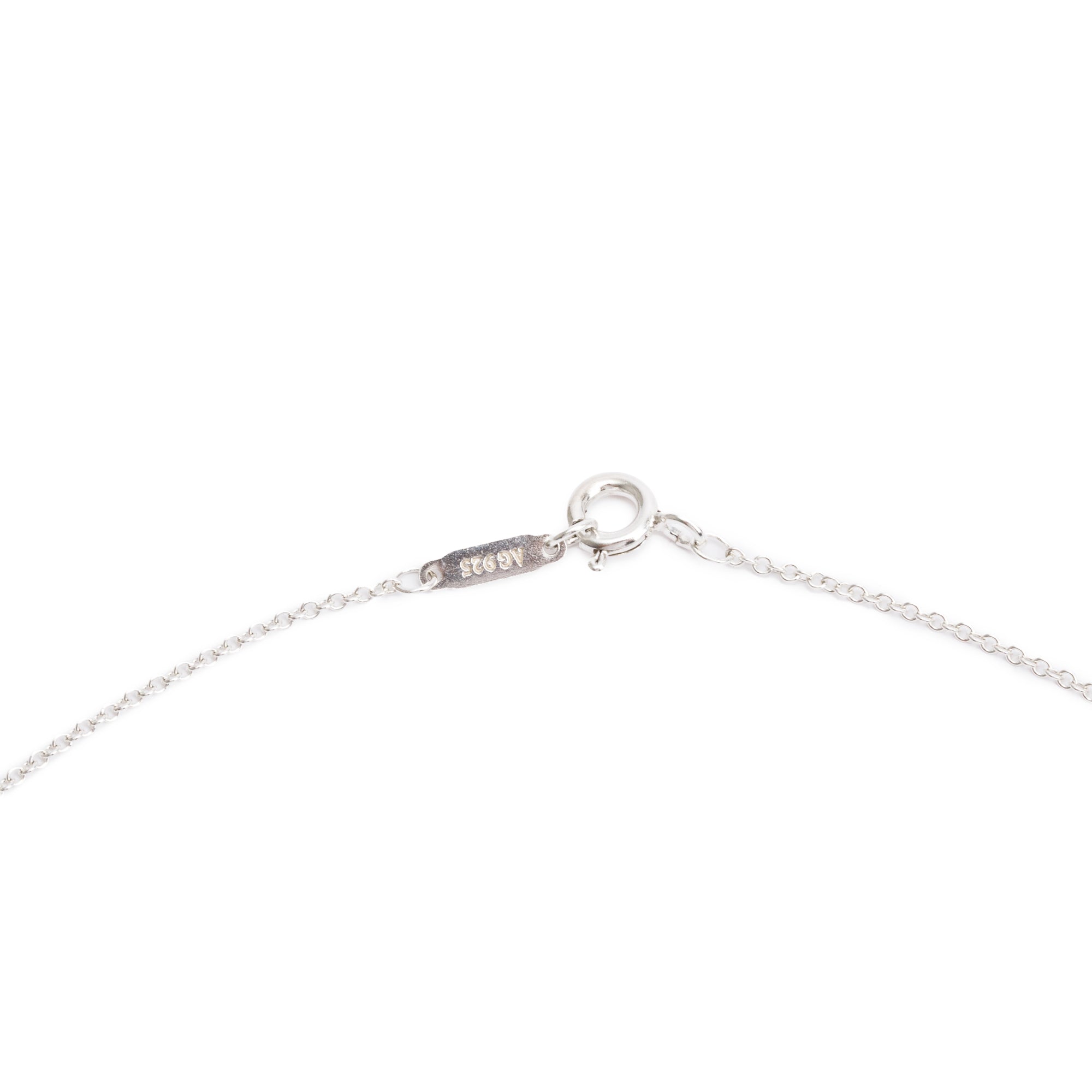 Tiffany & Co. Sterling Silver Twist Knot Pendant Necklace