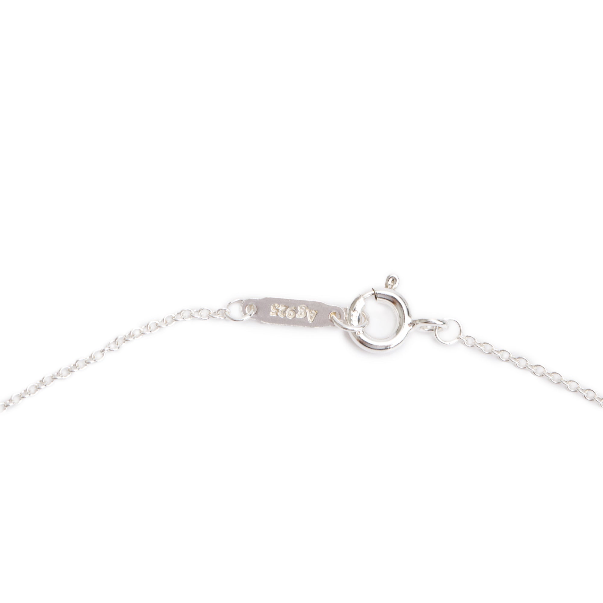 Tiffany & Co. Sterling Silver Twist Knot Pendant Necklace