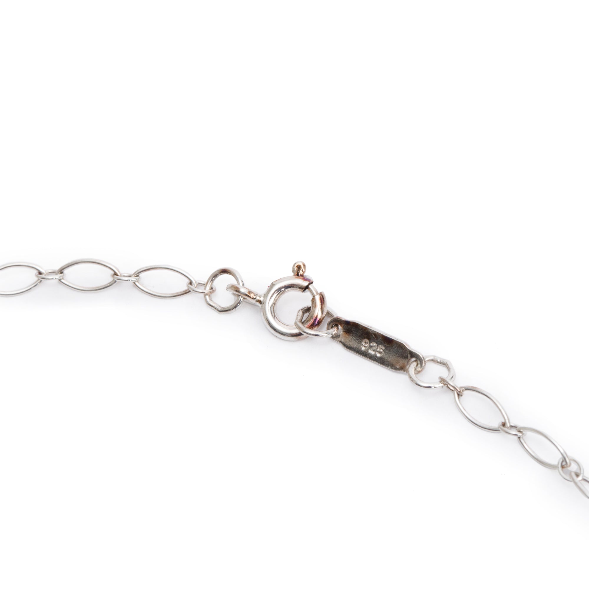 Tiffany & Co. Sterling Silver Vintage Oval Key Pendant Necklace