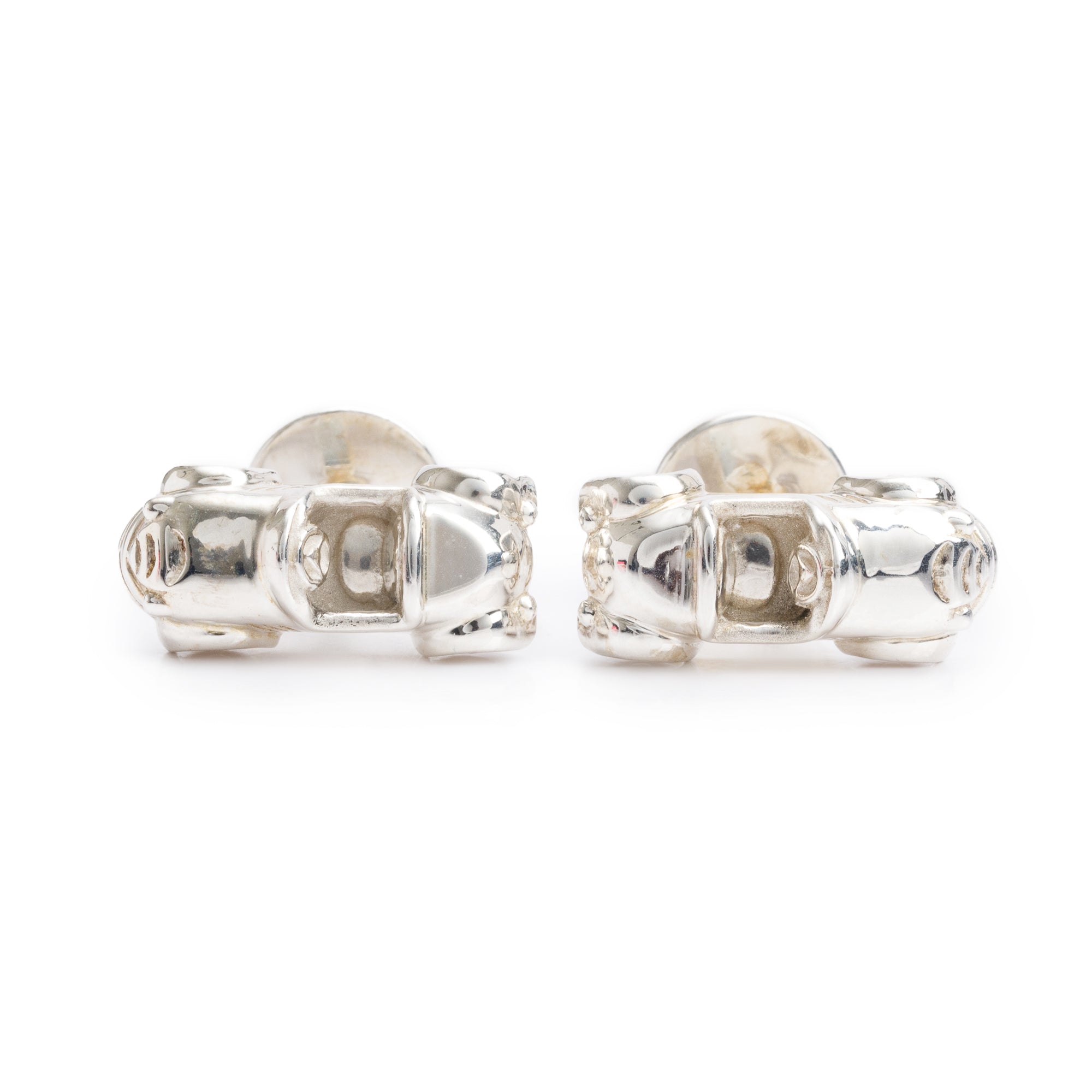 Tiffany & Co. Sterling Silver Vintage Race Car Cufflinks