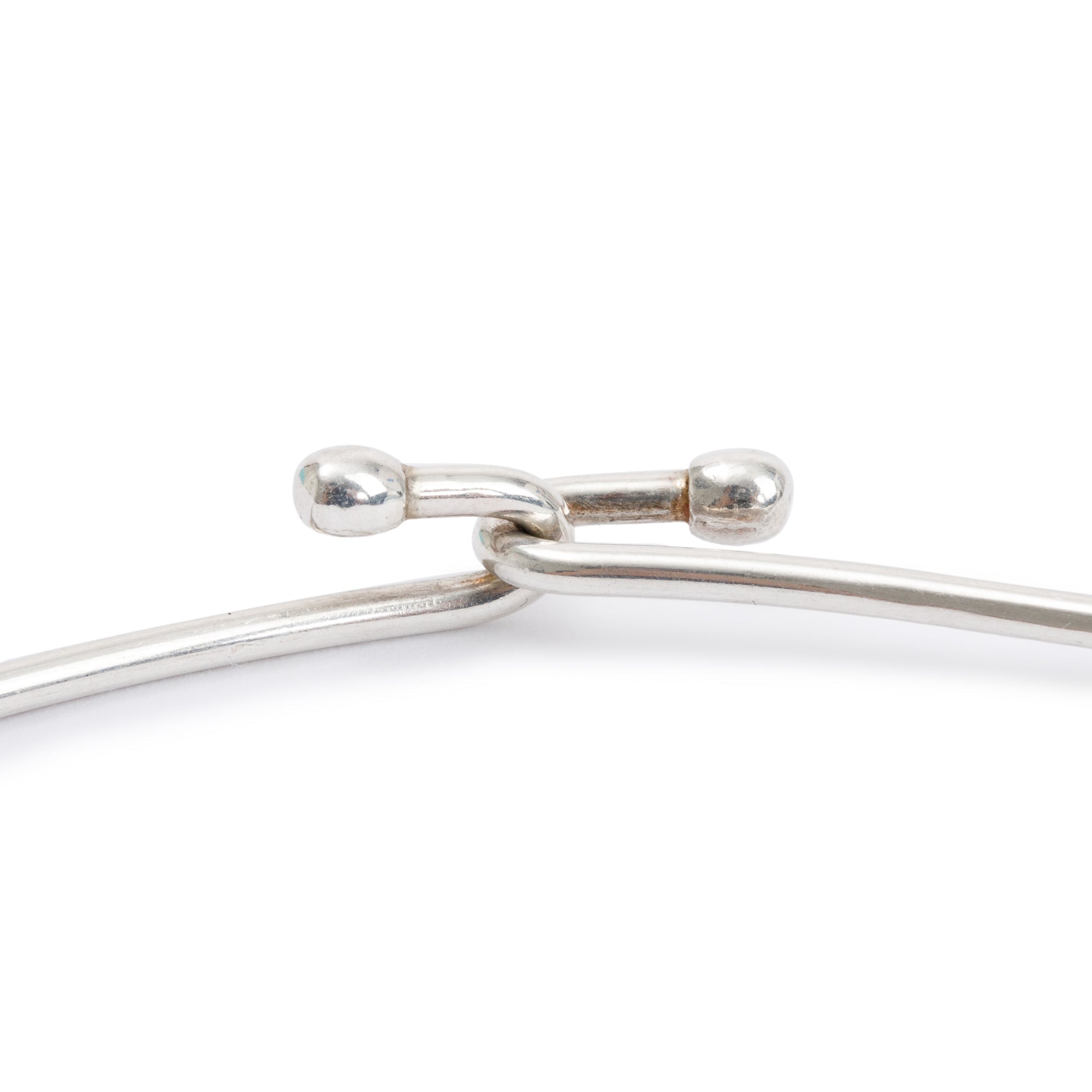 Tiffany & Co. Sterling Silver Wire Hook Choker Necklace w/ Box