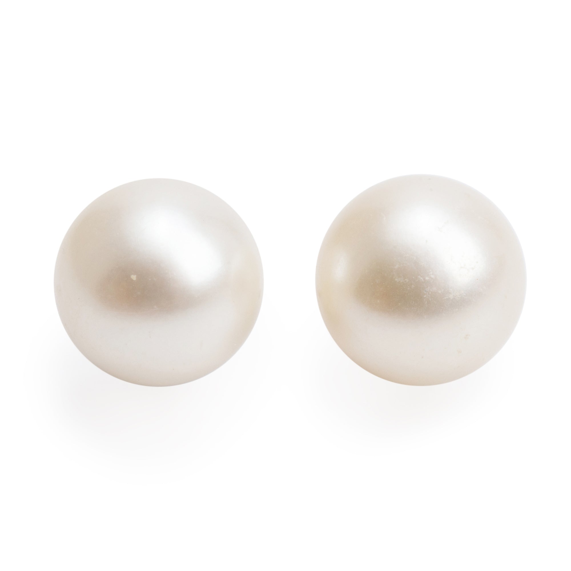Tiffany & Co. Sterling Silver Ziegfeld Collection 9 MM Pearl Earrings