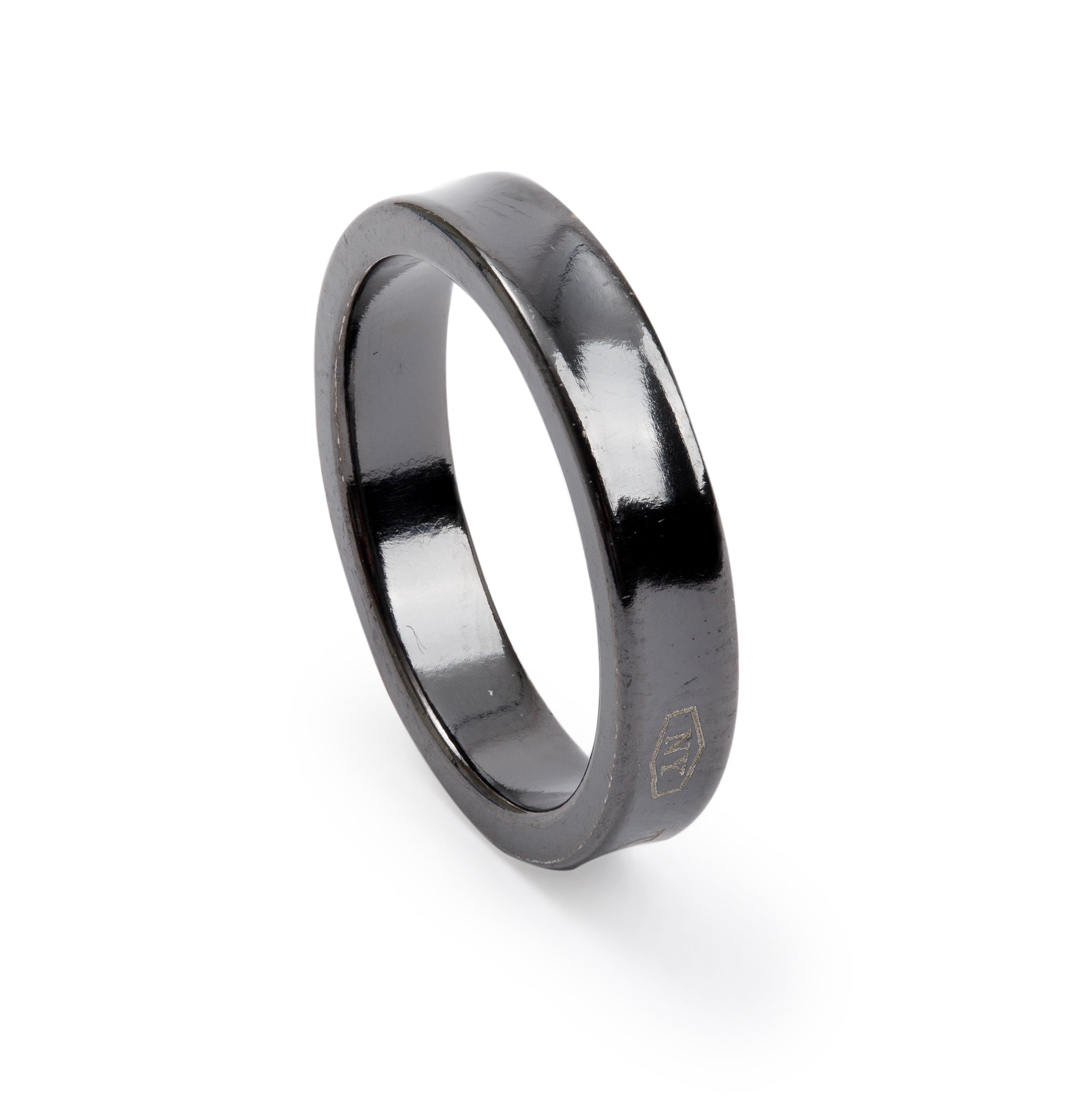 Tiffany & Co. Titanium 1837 Narrow Ring, Size 6.75