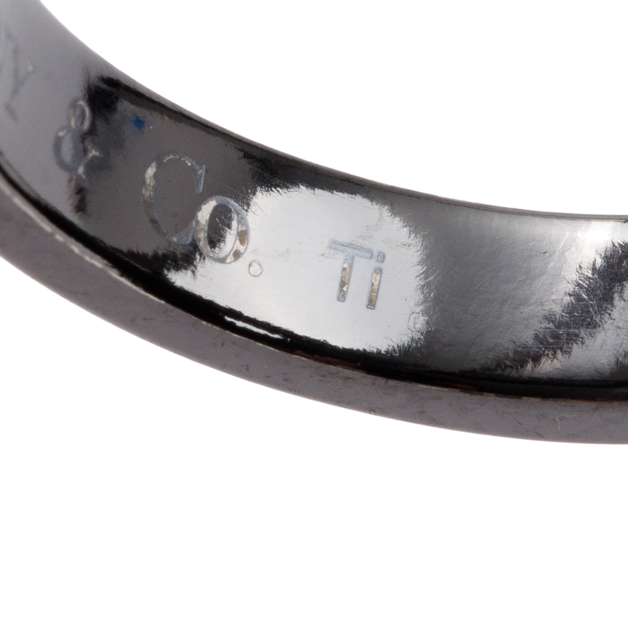 Tiffany & Co. Titanium 1837 Narrow Ring, Size 6.75