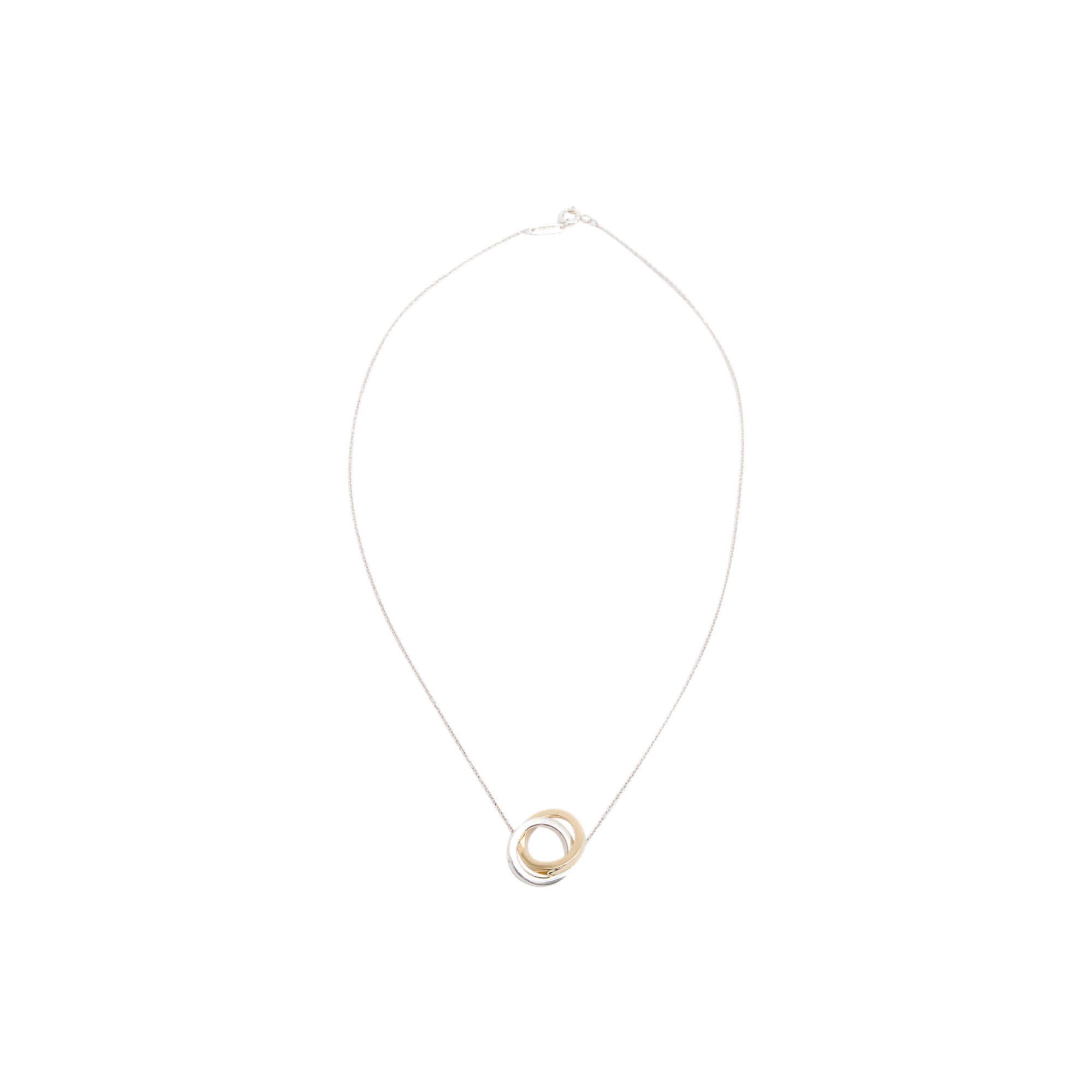 Tiffany & Co. Two-Tone 1837 Interlocking Circles Pendant Necklace