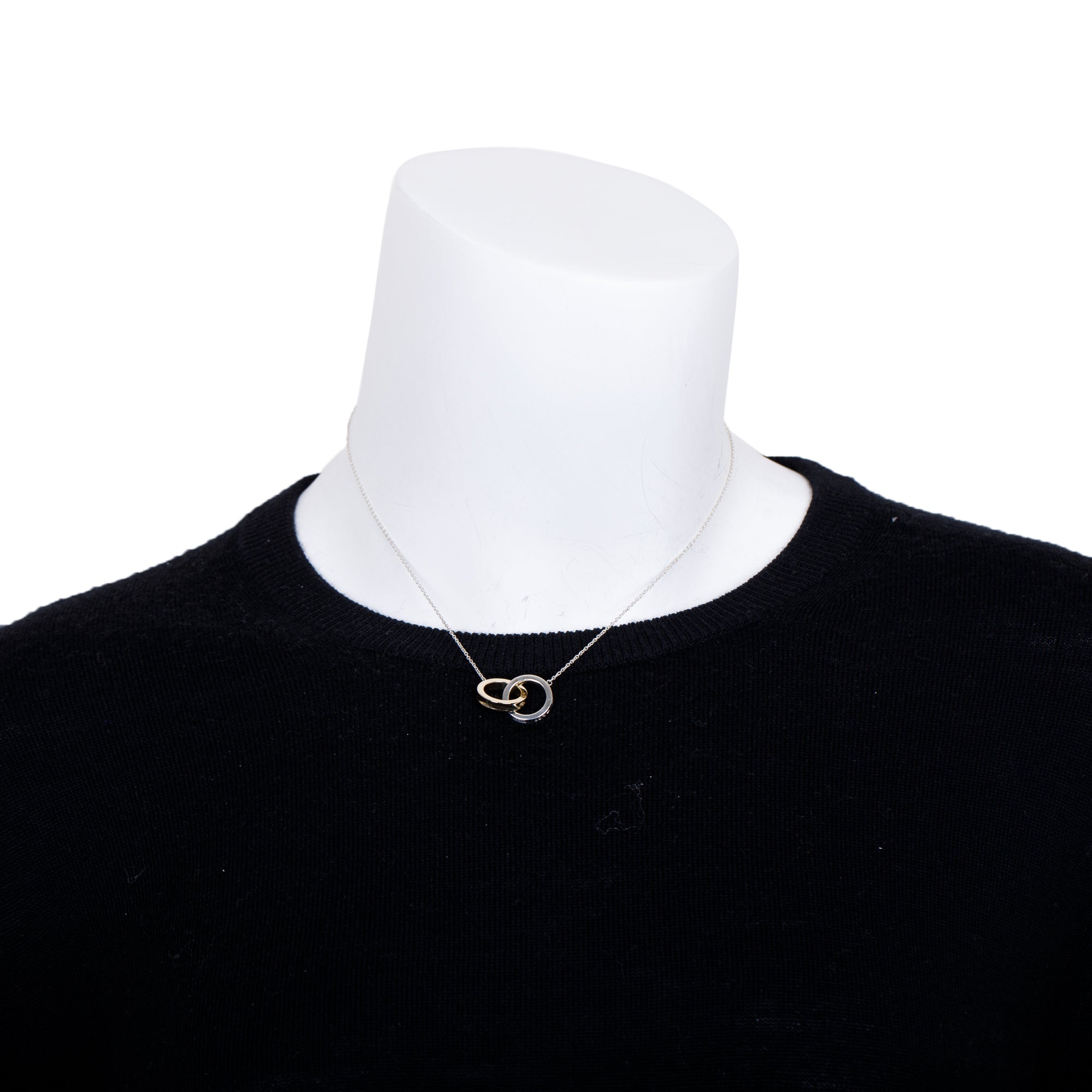 Tiffany & Co. Two-Tone 1837 Interlocking Circles Pendant Necklace