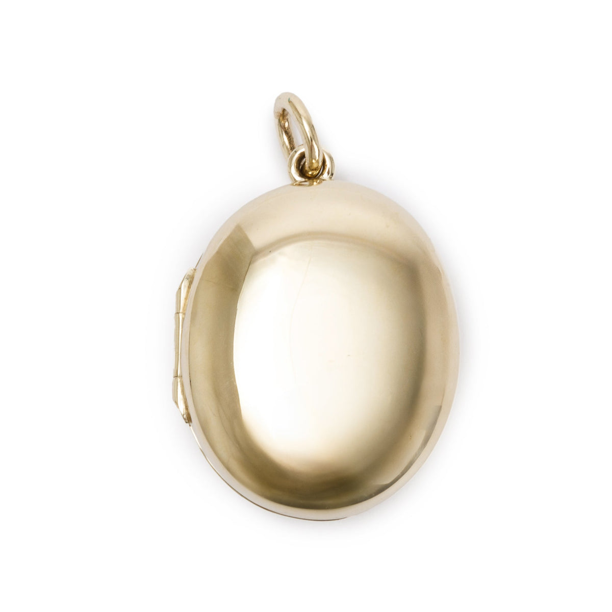 Tiffany & Co. Vintage 14k Yellow Gold Oval Locket Pendant w/ Box