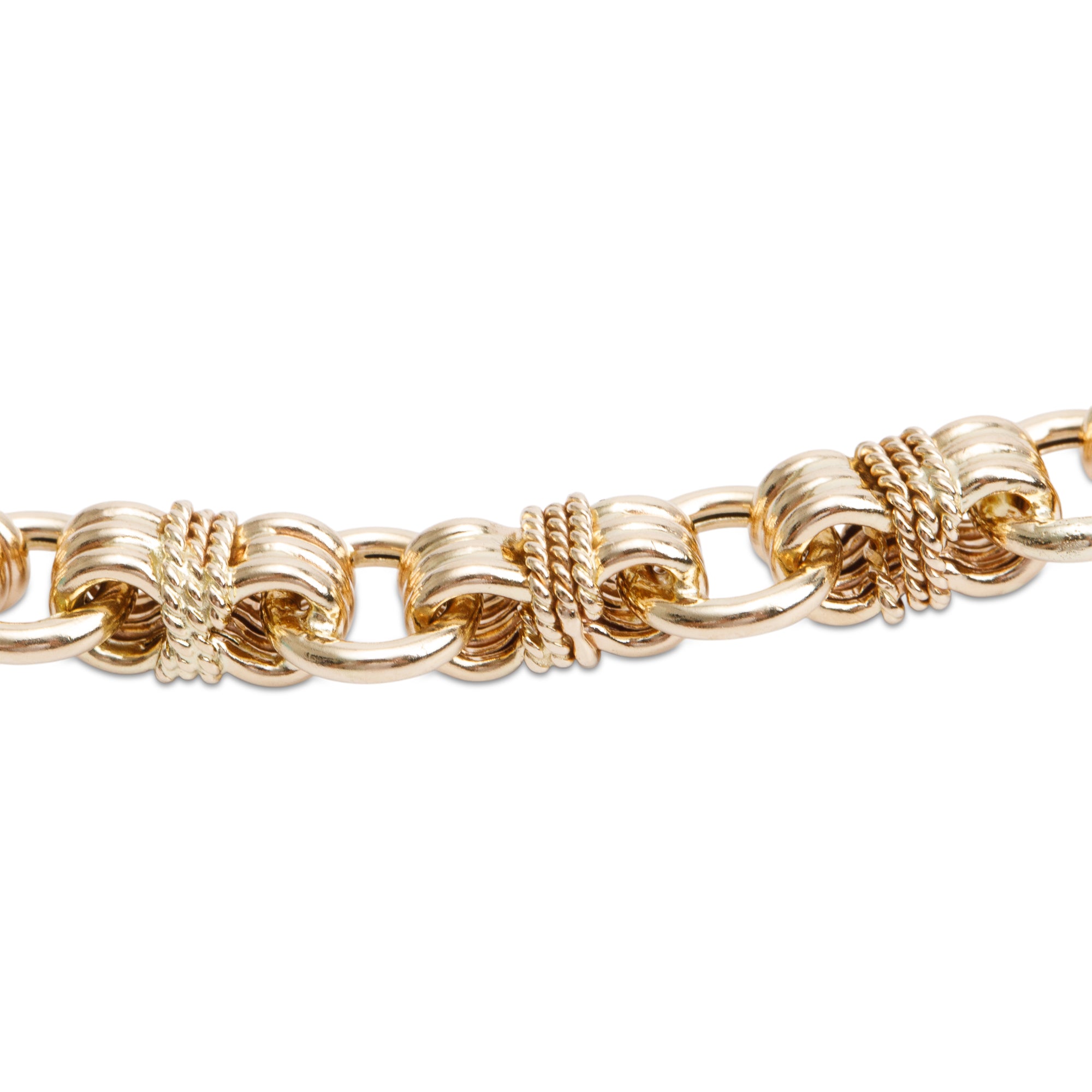 Tiffany & Co. Vintage 14k Yellow Gold Rope Chain Necklace w/ Box