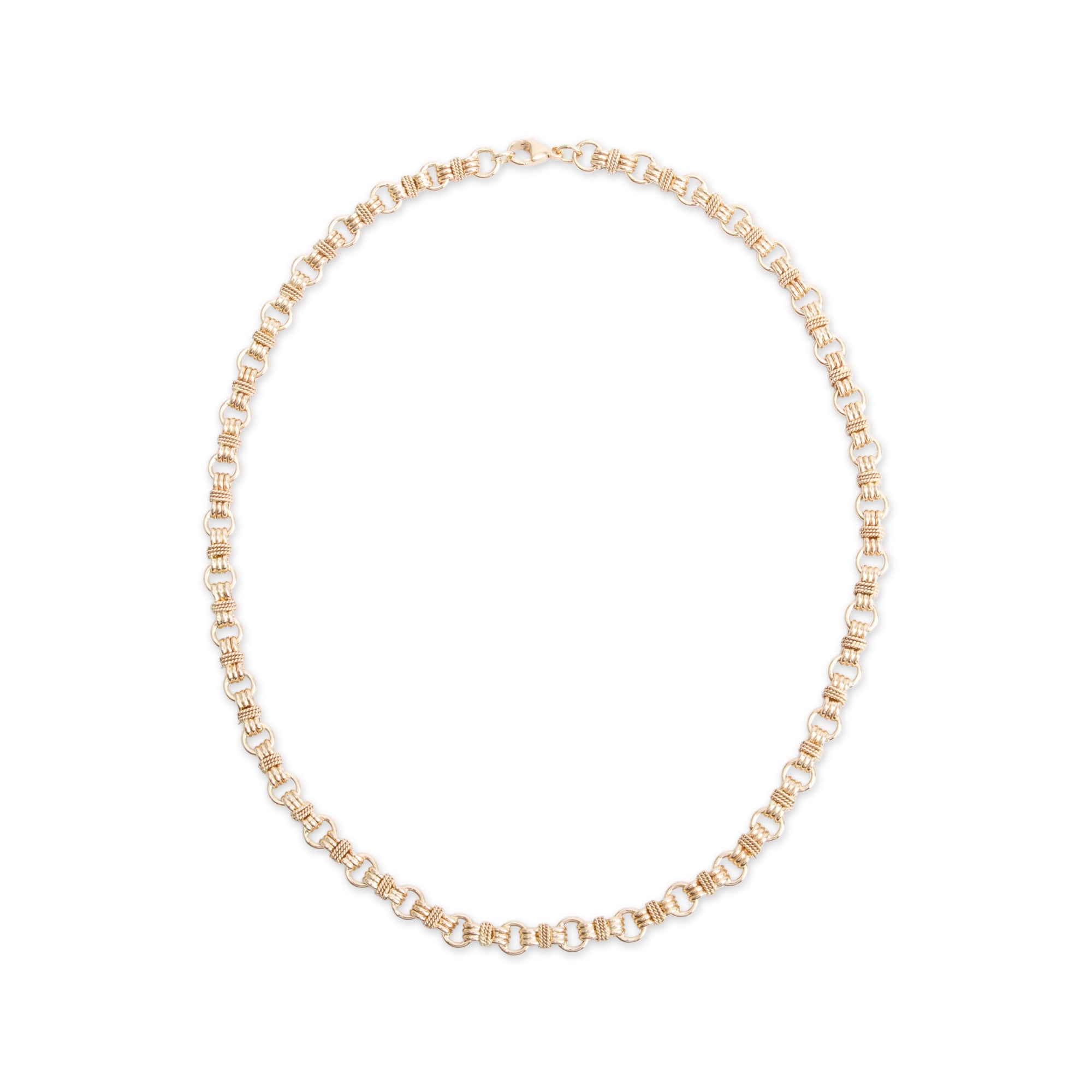Tiffany & Co. Vintage 14k Yellow Gold Rope Chain Necklace w/ Box