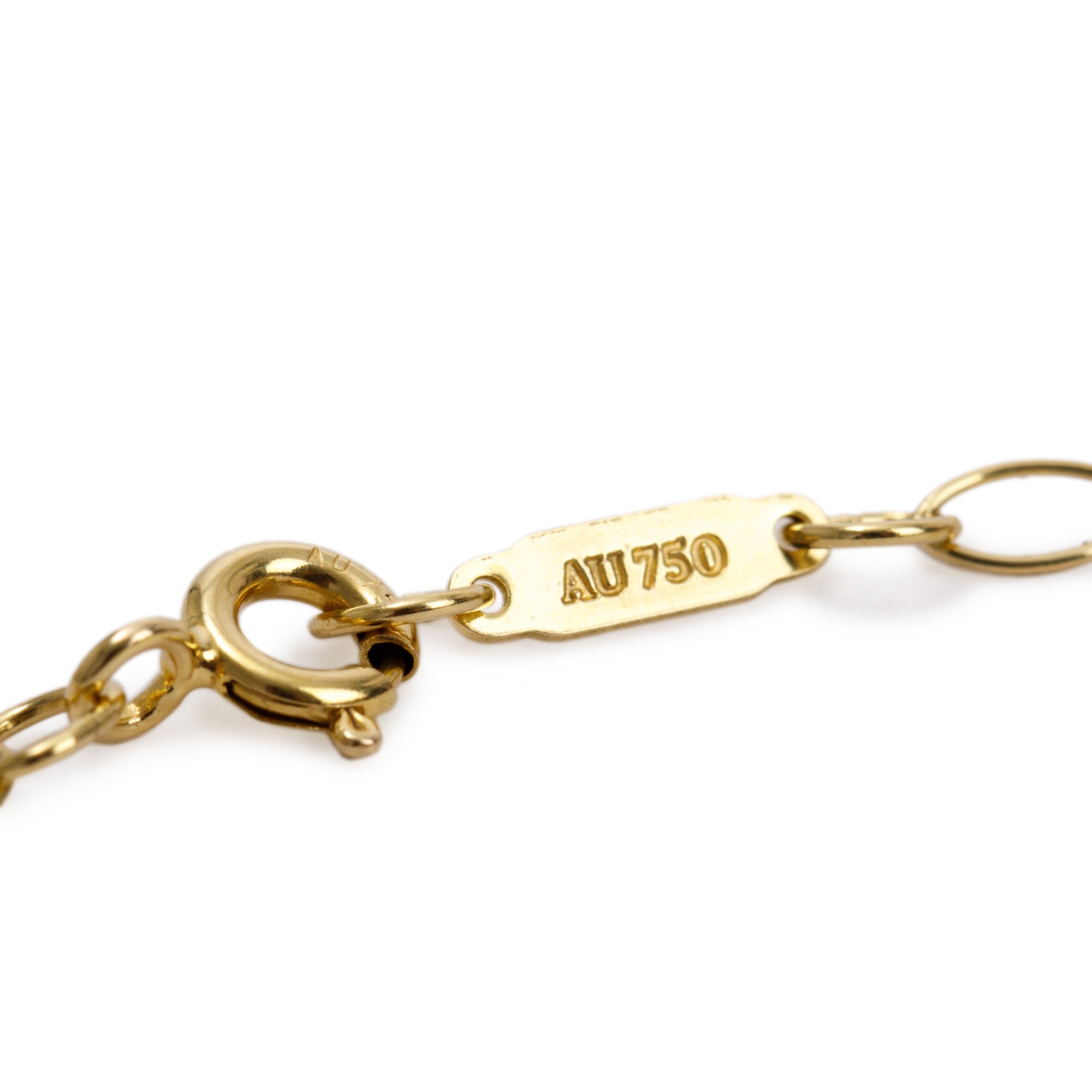 Tiffany & Co. Vintage 18k Yellow Gold Heart Pendant Necklace