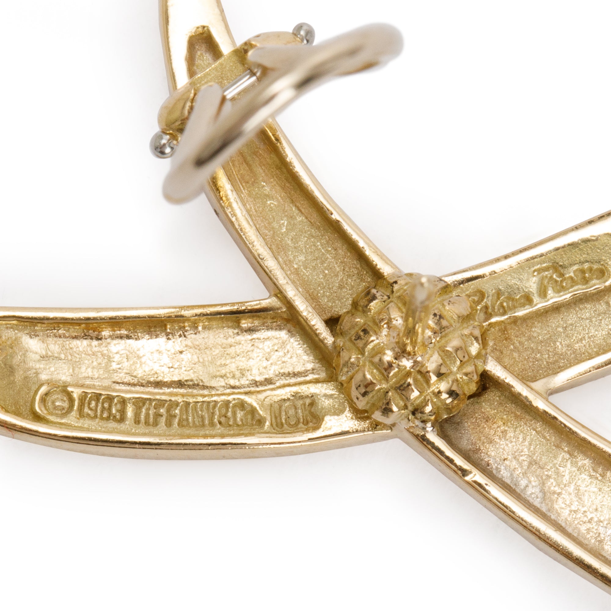 Tiffany & Co. Vintage Paloma Picasso 18k Yellow Gold Large X Earrings
