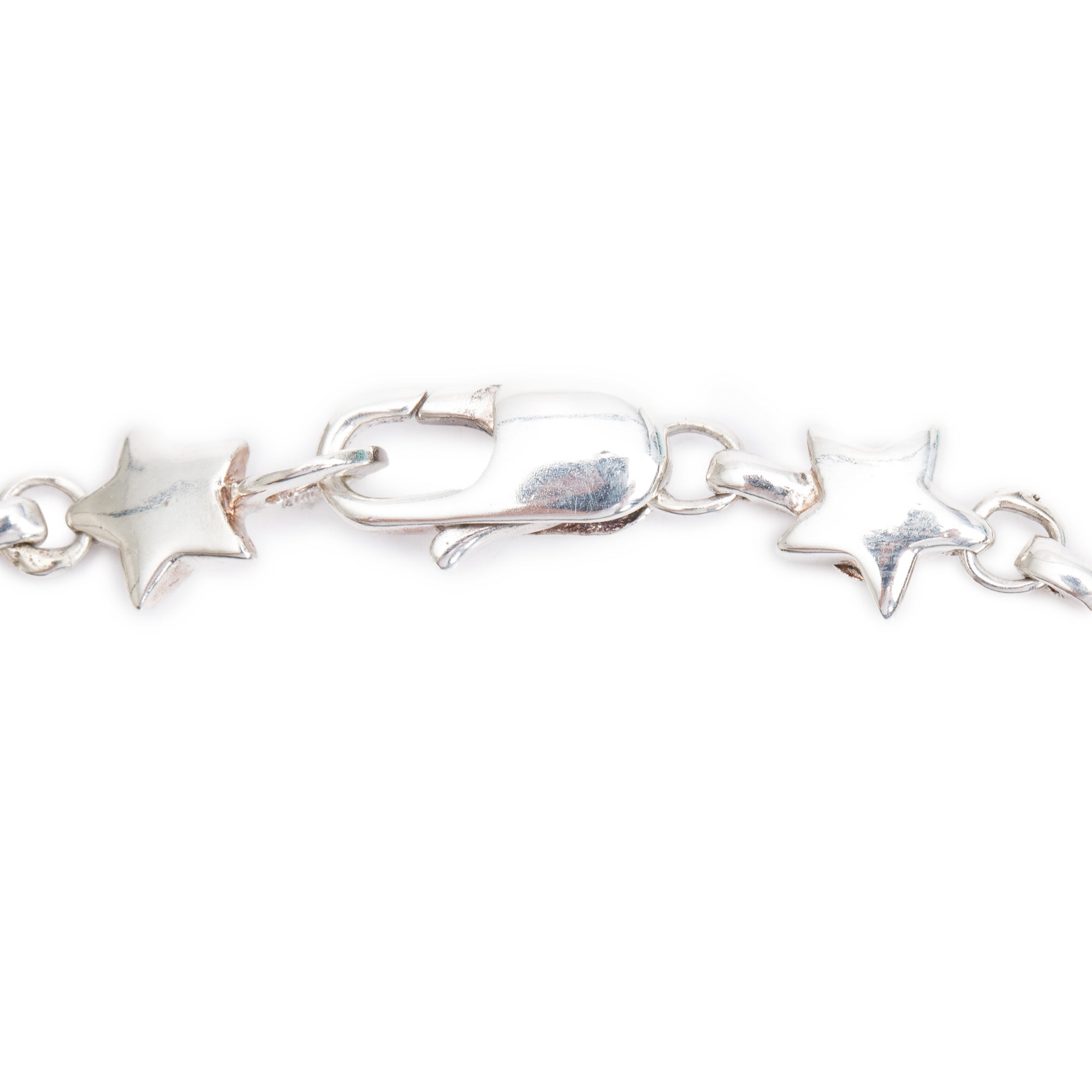 Tiffany & Co. Vintage Sterling Silver Star Link Necklace