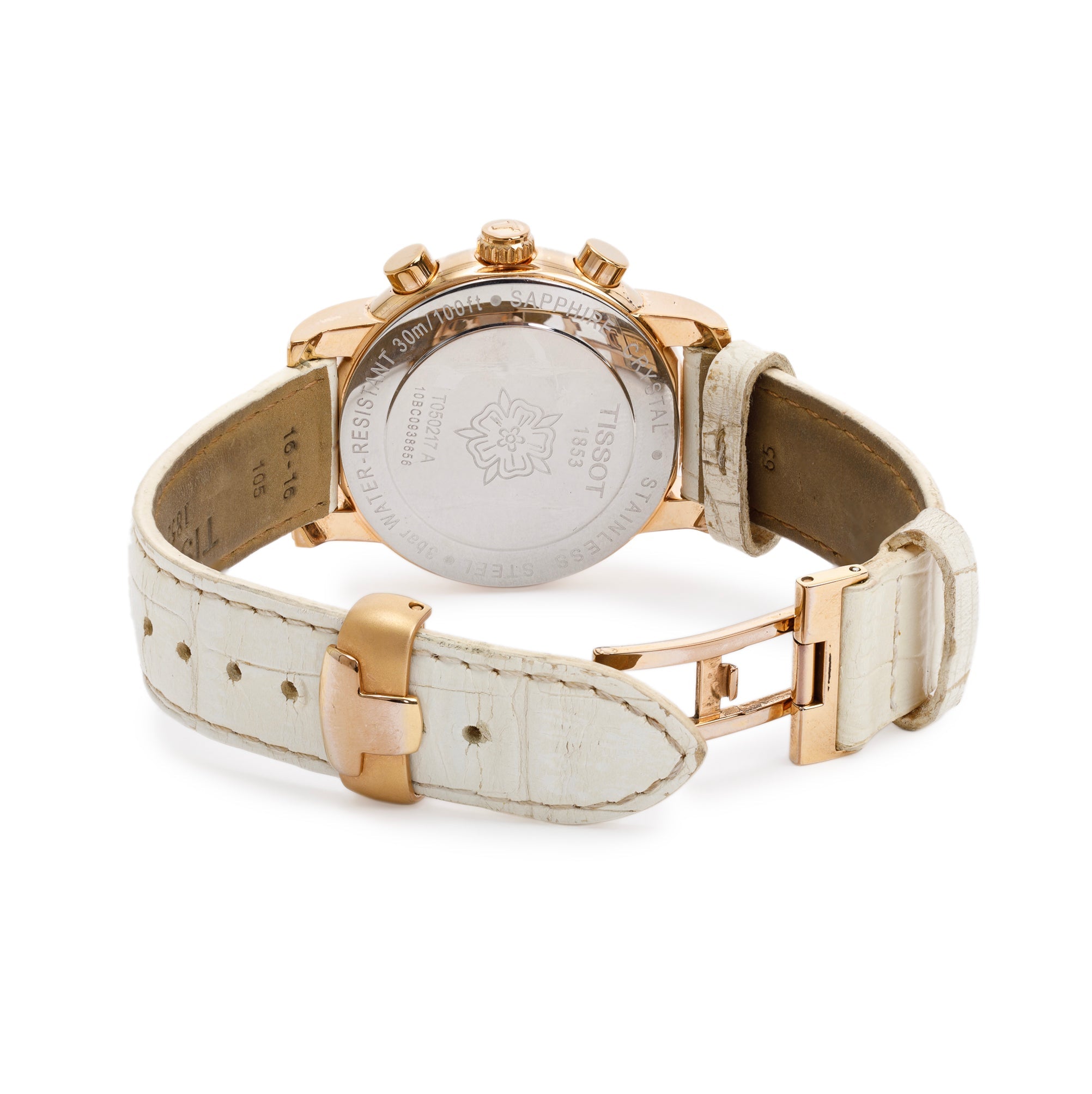 Tissot Dressport Chronograph Mother of Pearl Dial 35 MM Watch