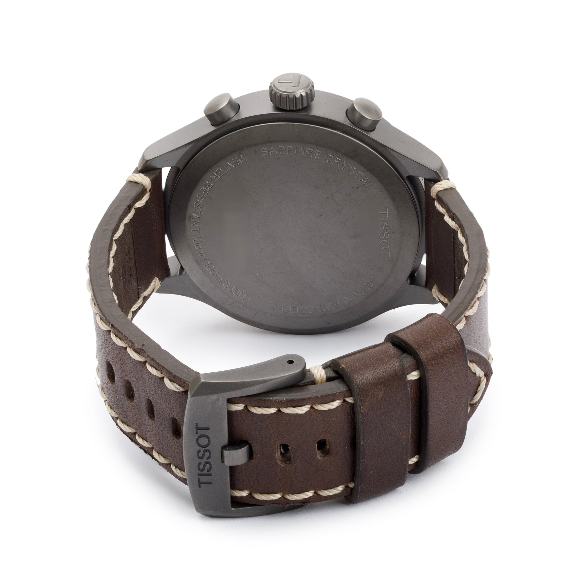 Tissot Grey PVD Stainless Steel Chrono XL 45 MM Watch w/ Box & Papers