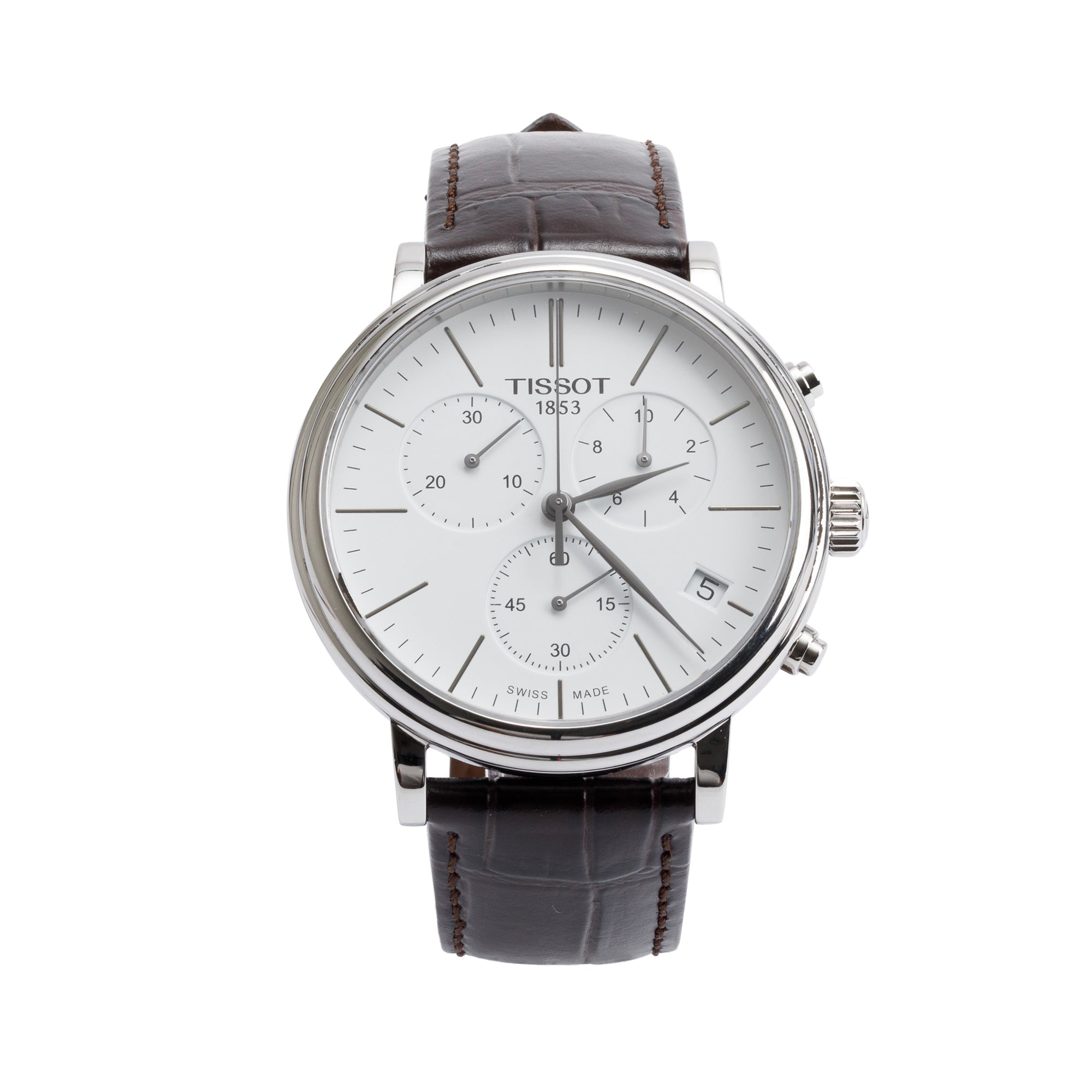 Tissot Stainless Steel Carson Premium Chronograph 41 MM Watch