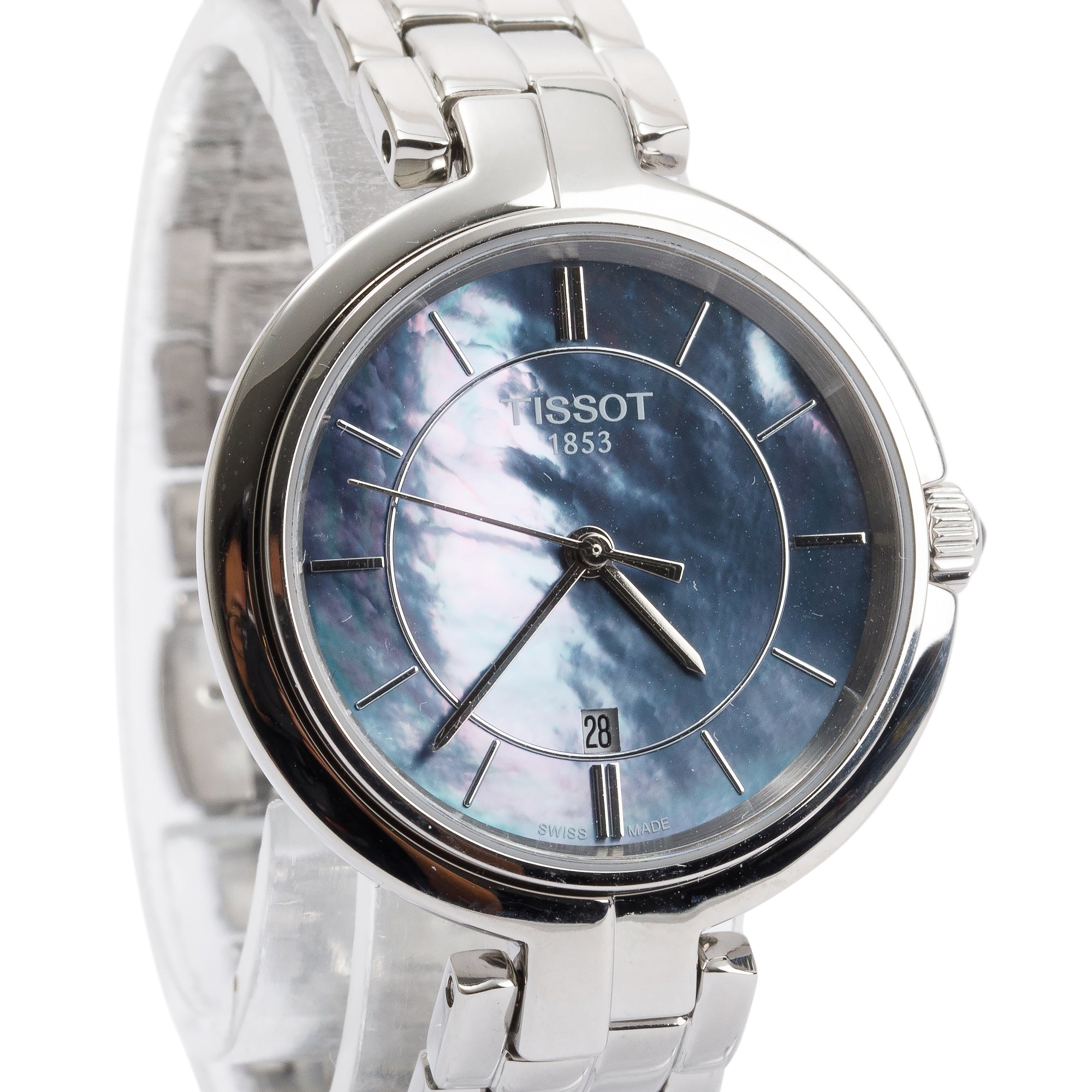 Tissot Stainless Steel Flamingo 30 MM Watch w/ Box & Papers