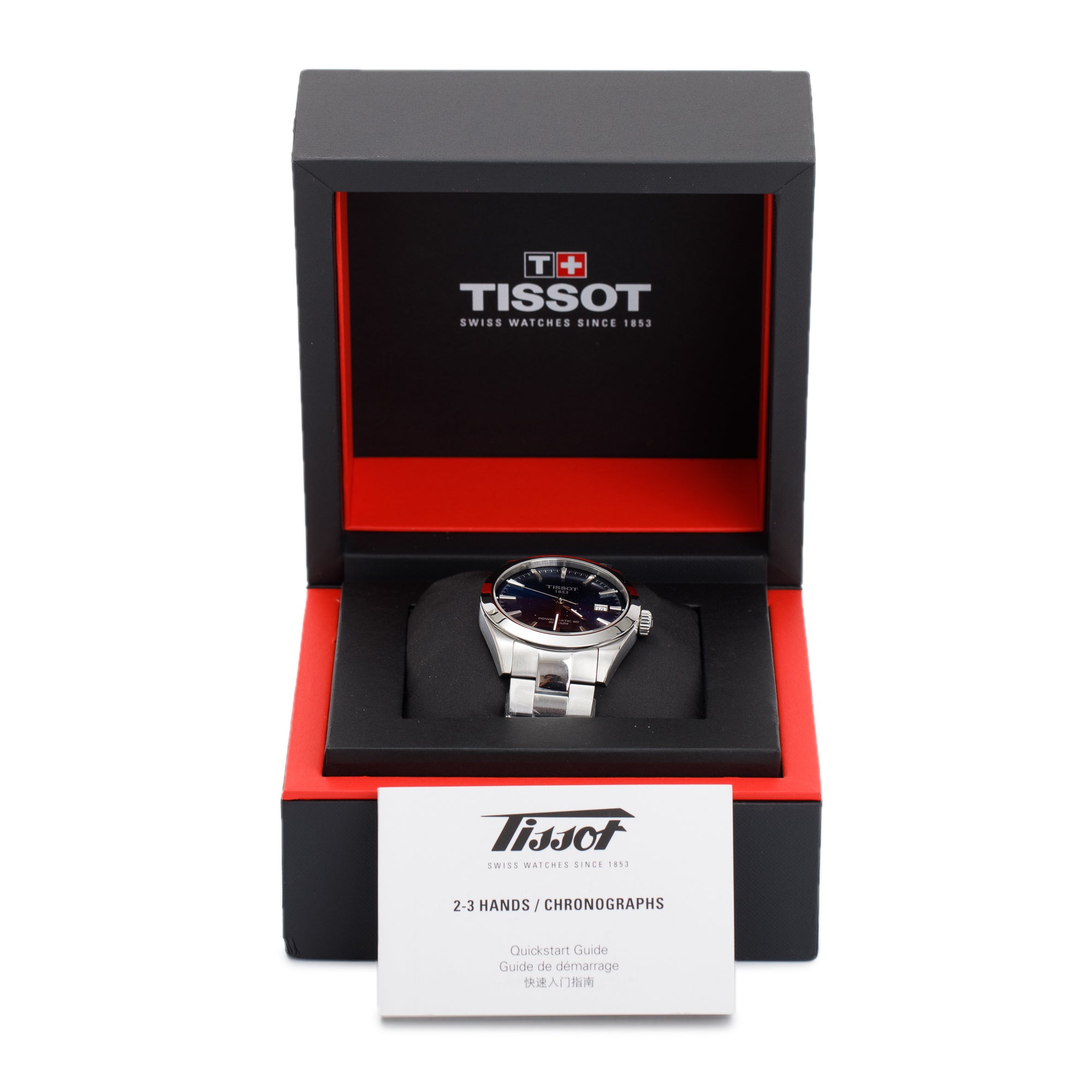 Tissot Stainless Steel Gentleman Powermatic 80 Silicium 40MM Automatic Watch w/ Box