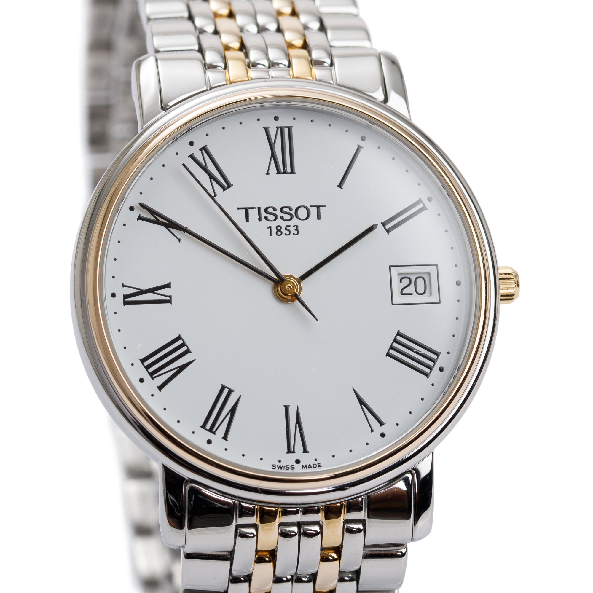 Tissot Stainless Steel & Gold Plated T-Classic 34 MM Watch