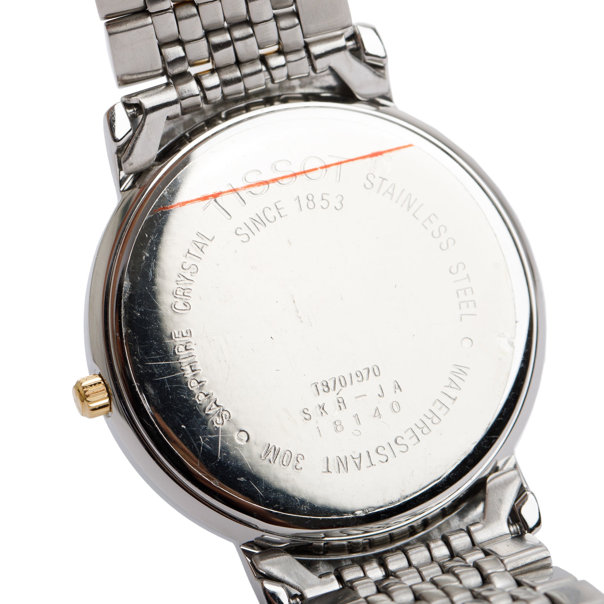 Tissot Stainless Steel & Gold Plated T-Classic 34 MM Watch